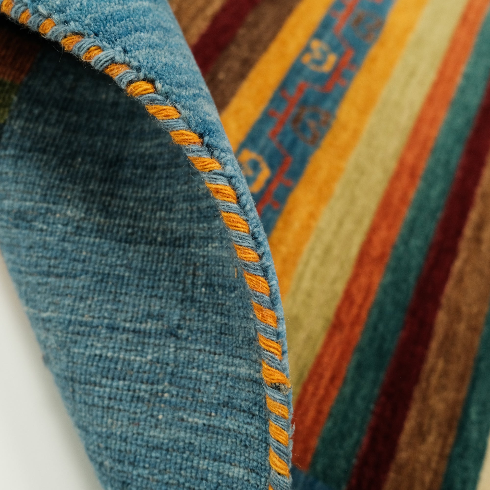 Carnival Series Shawl Design Hand Woven Carpet