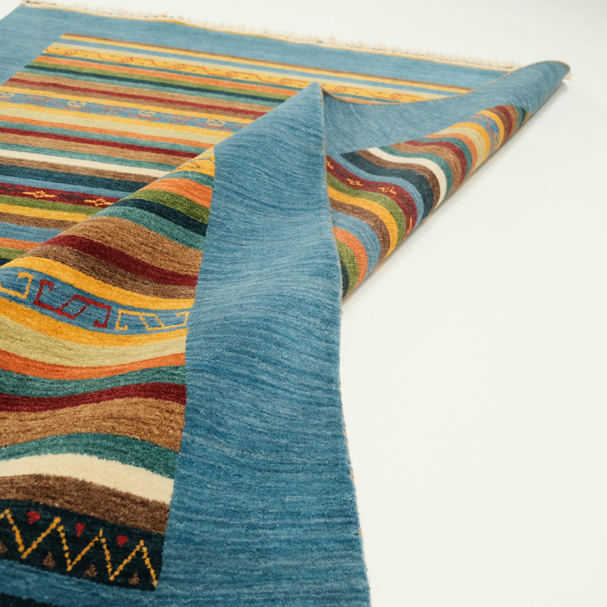 Carnival Series Shawl Design Hand Woven Carpet