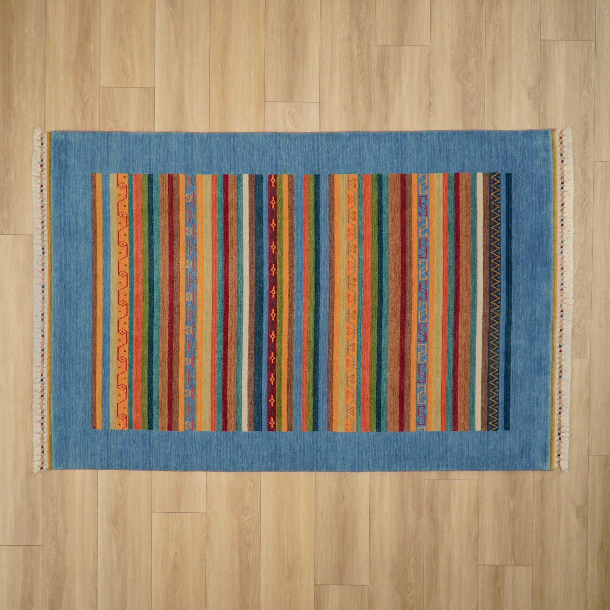 Carnival Series Shawl Design Hand Woven Carpet