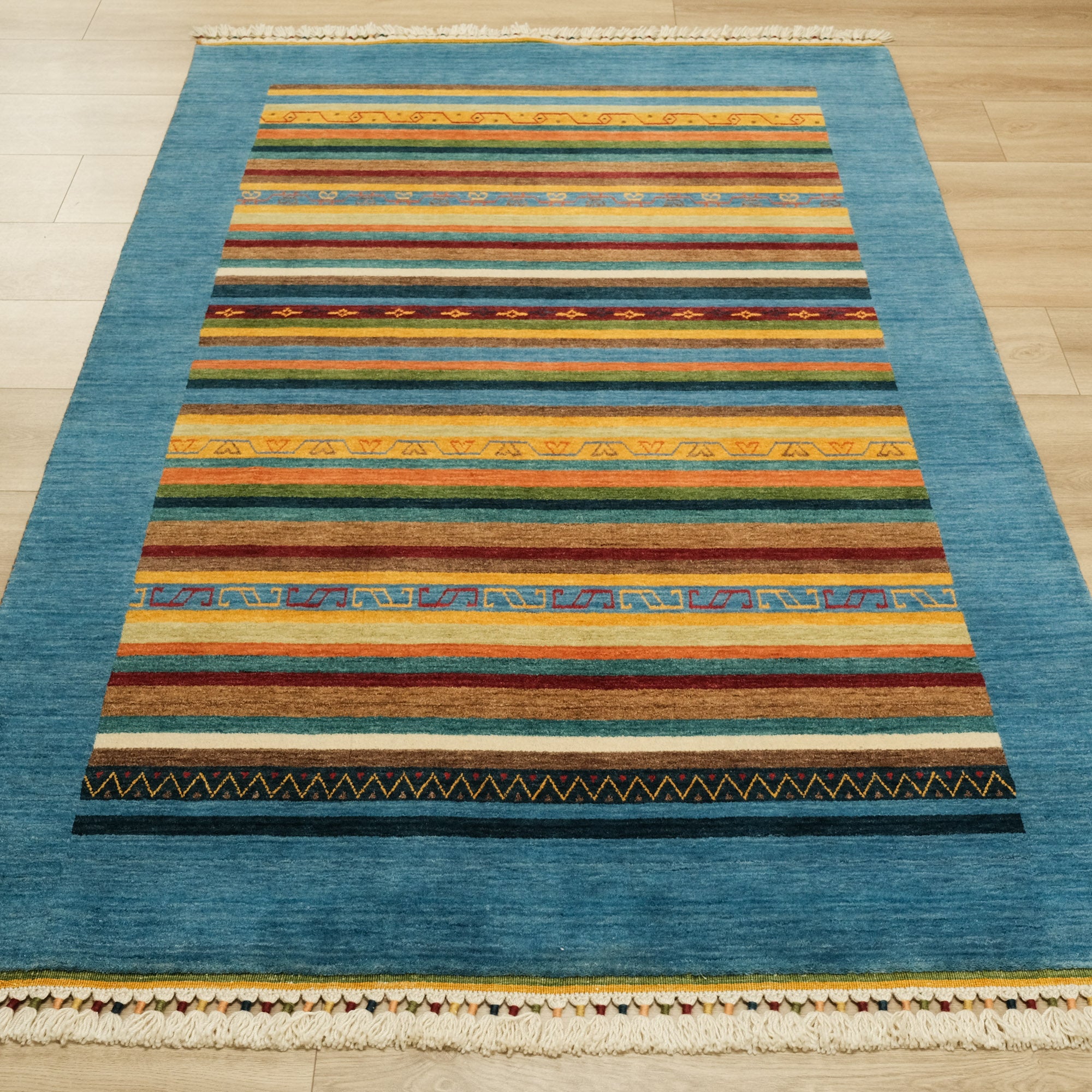 Carnival Series Shawl Design Hand Woven Carpet
