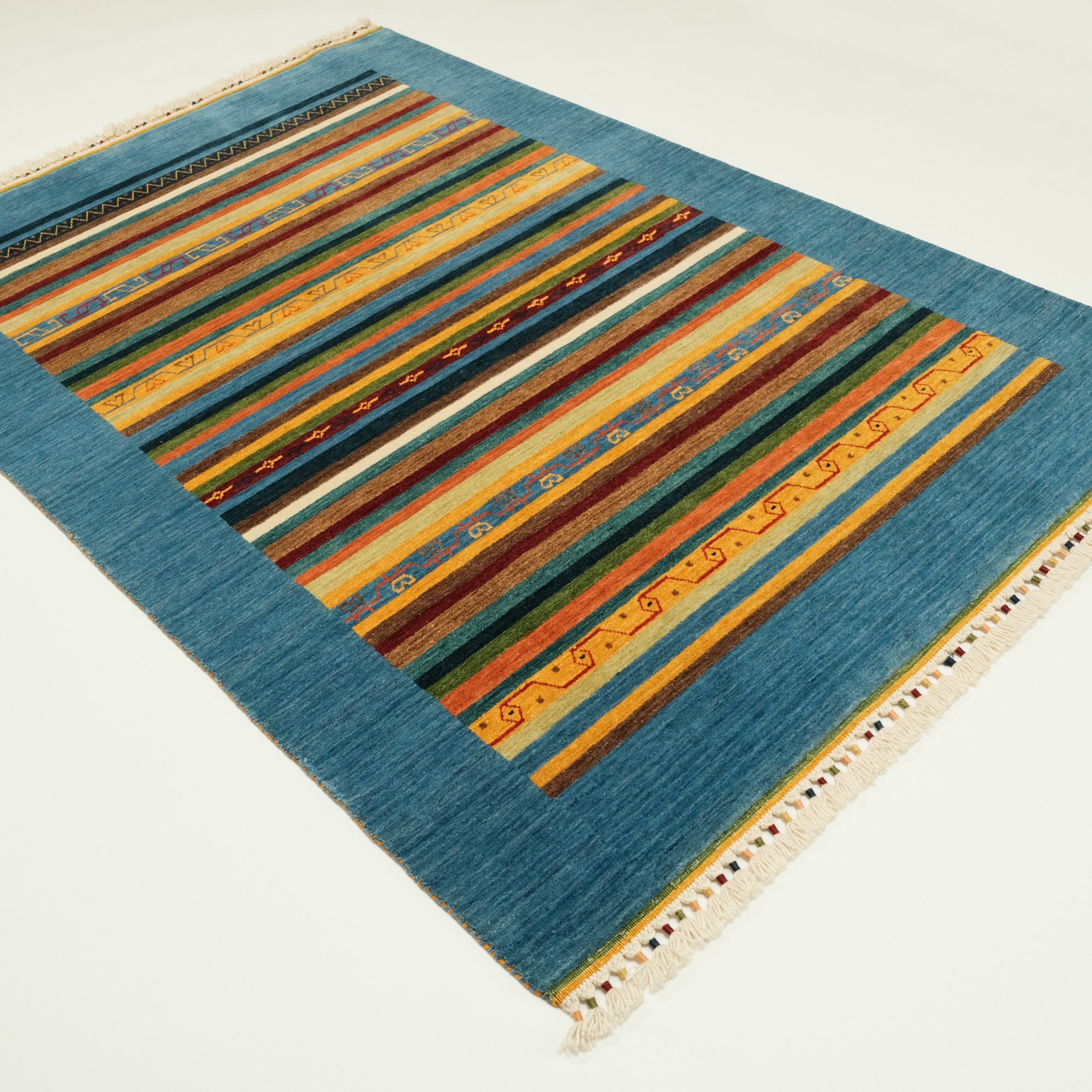 Carnival Series Shawl Design Hand Woven Carpet