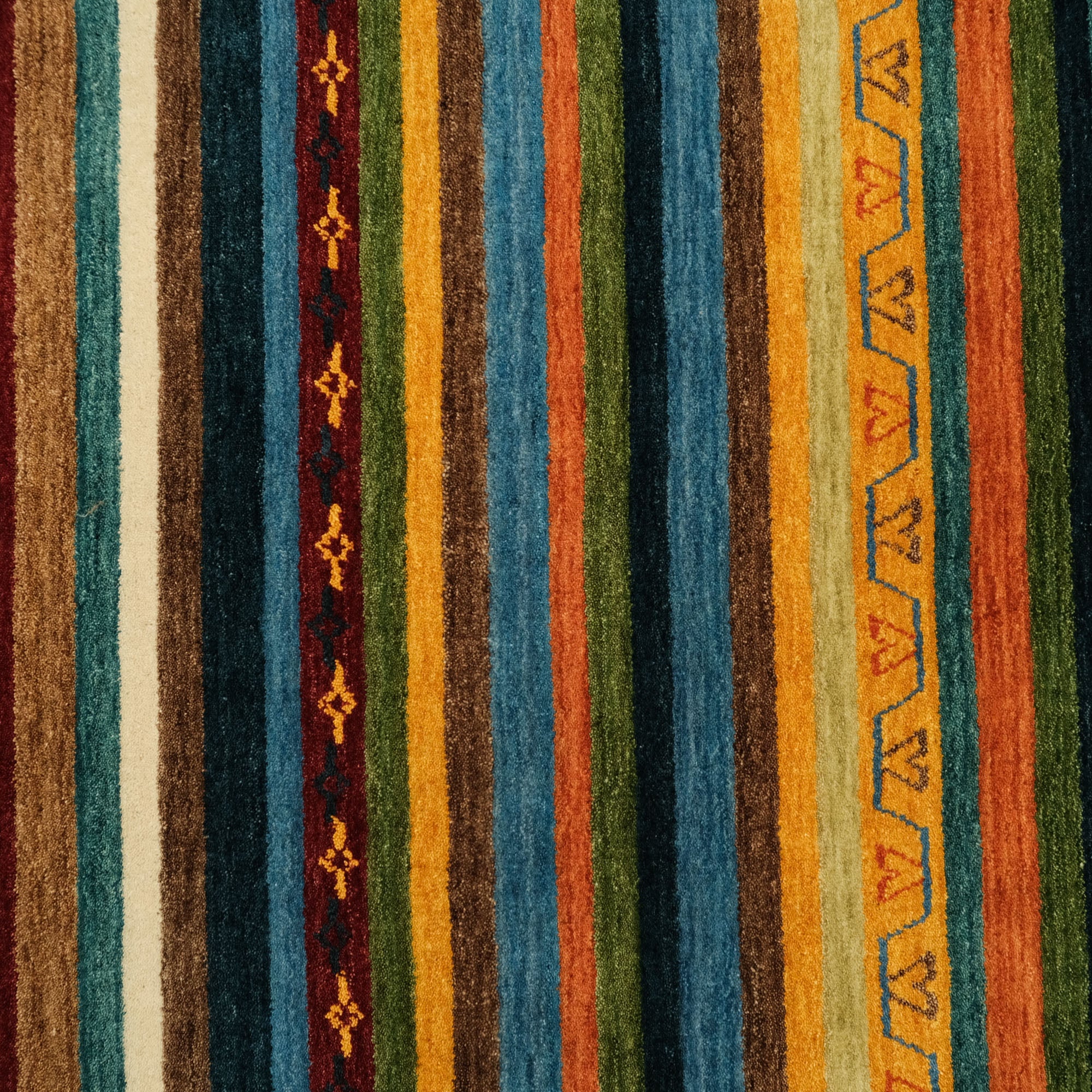 Carnival Series Shawl Design Hand Woven Carpet