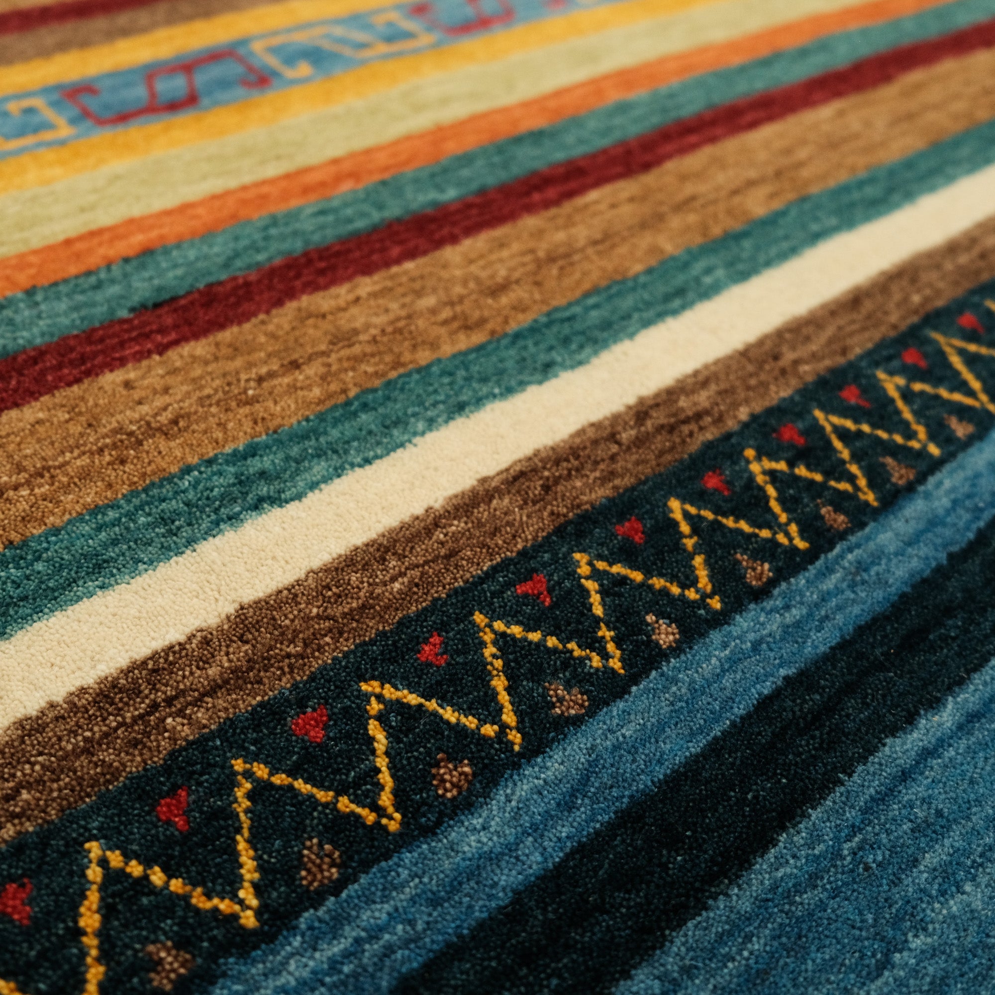 Carnival Series Shawl Design Hand Woven Carpet