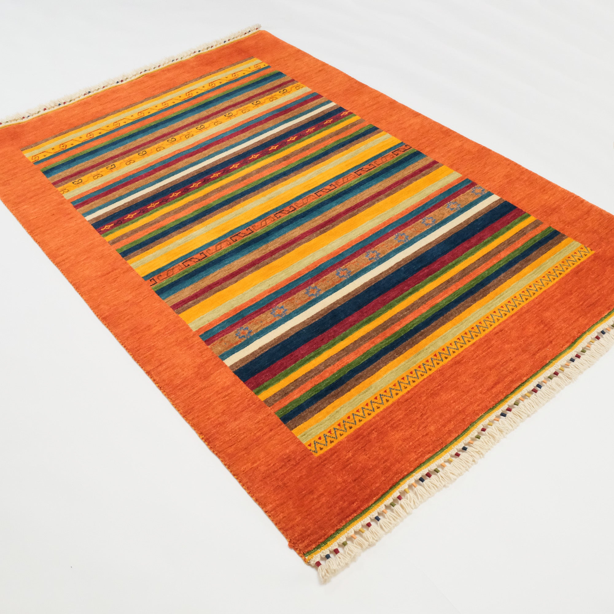 Carnival Series Shawl Design Hand Woven Carpet