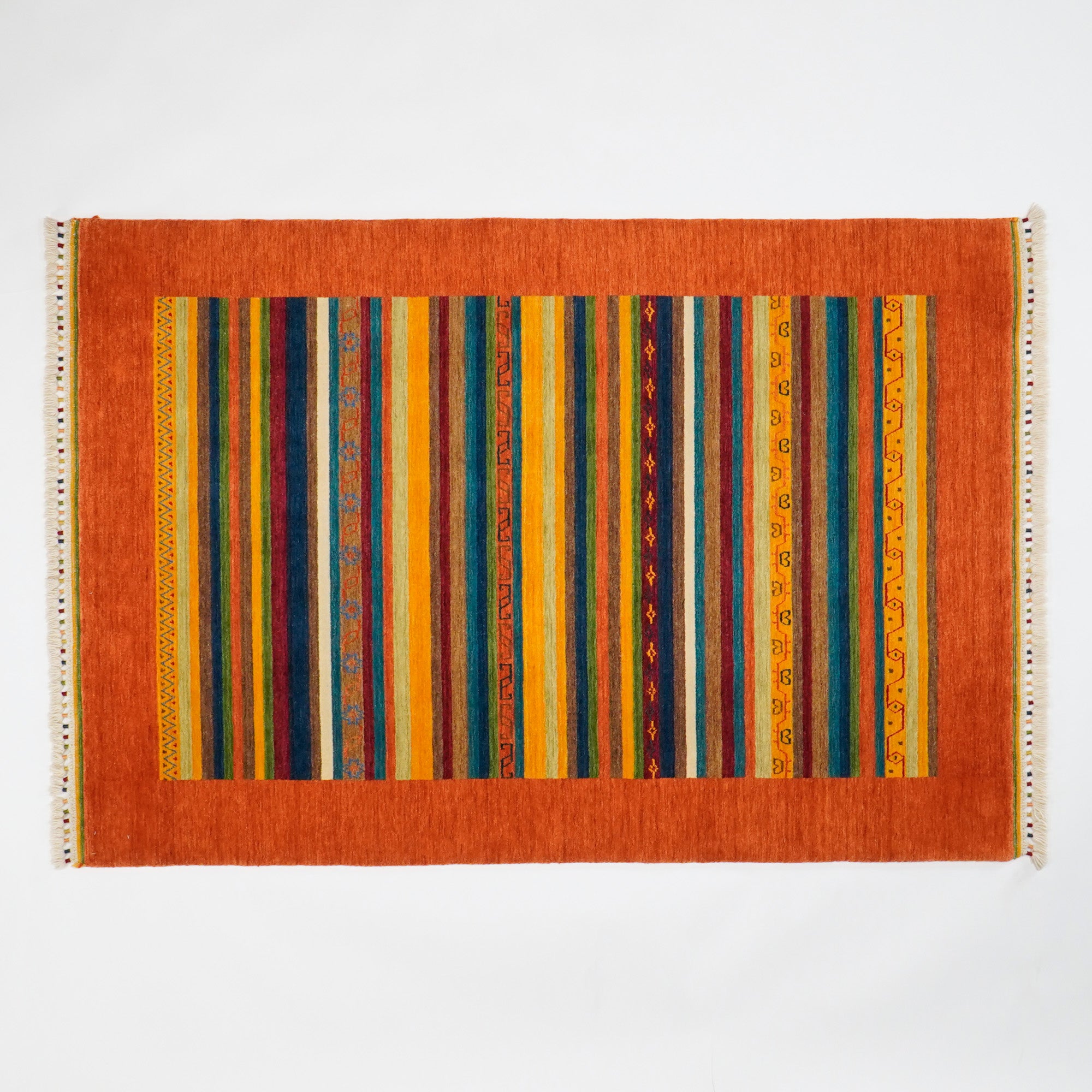 Carnival Series Shawl Design Hand Woven Carpet