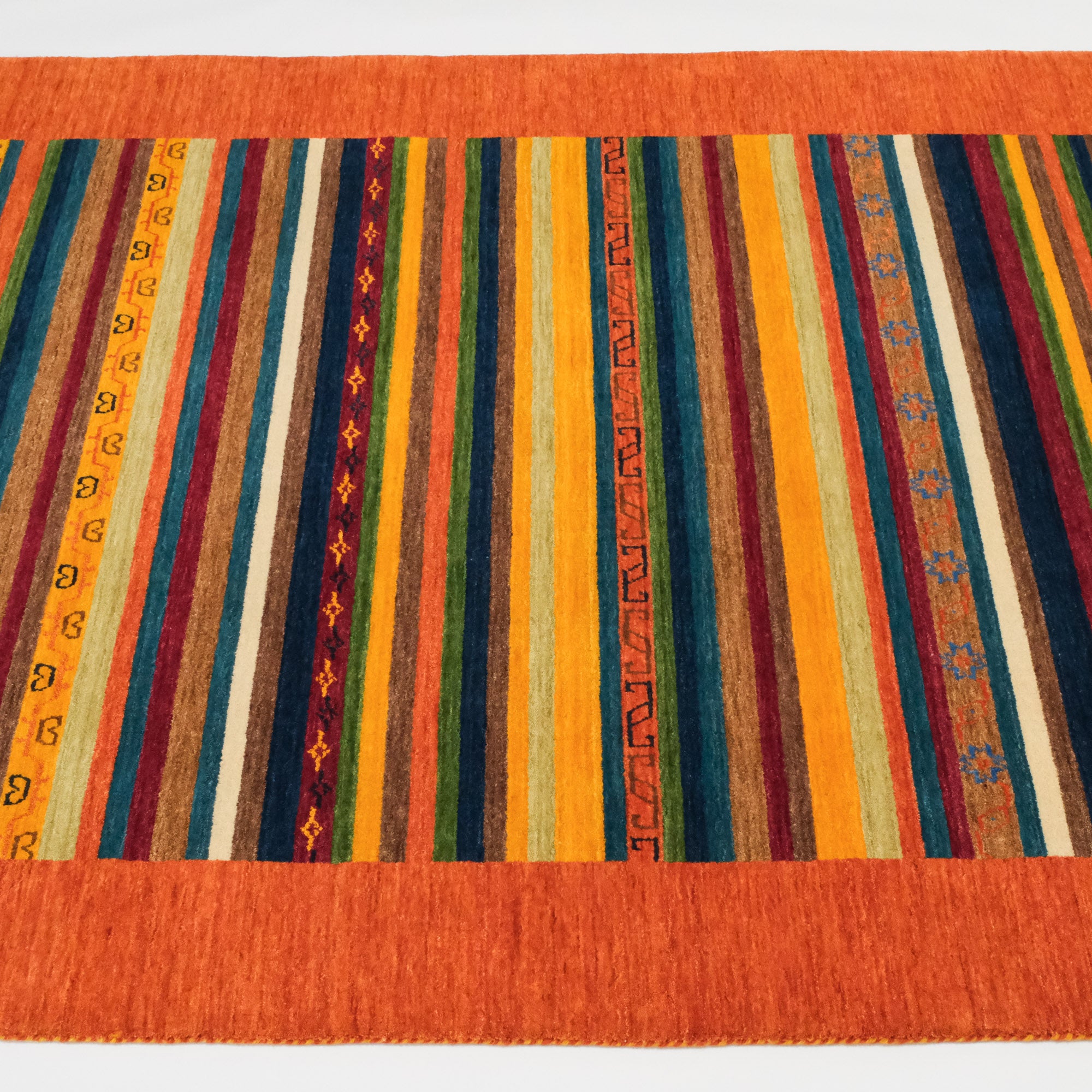 Carnival Series Shawl Design Hand Woven Carpet