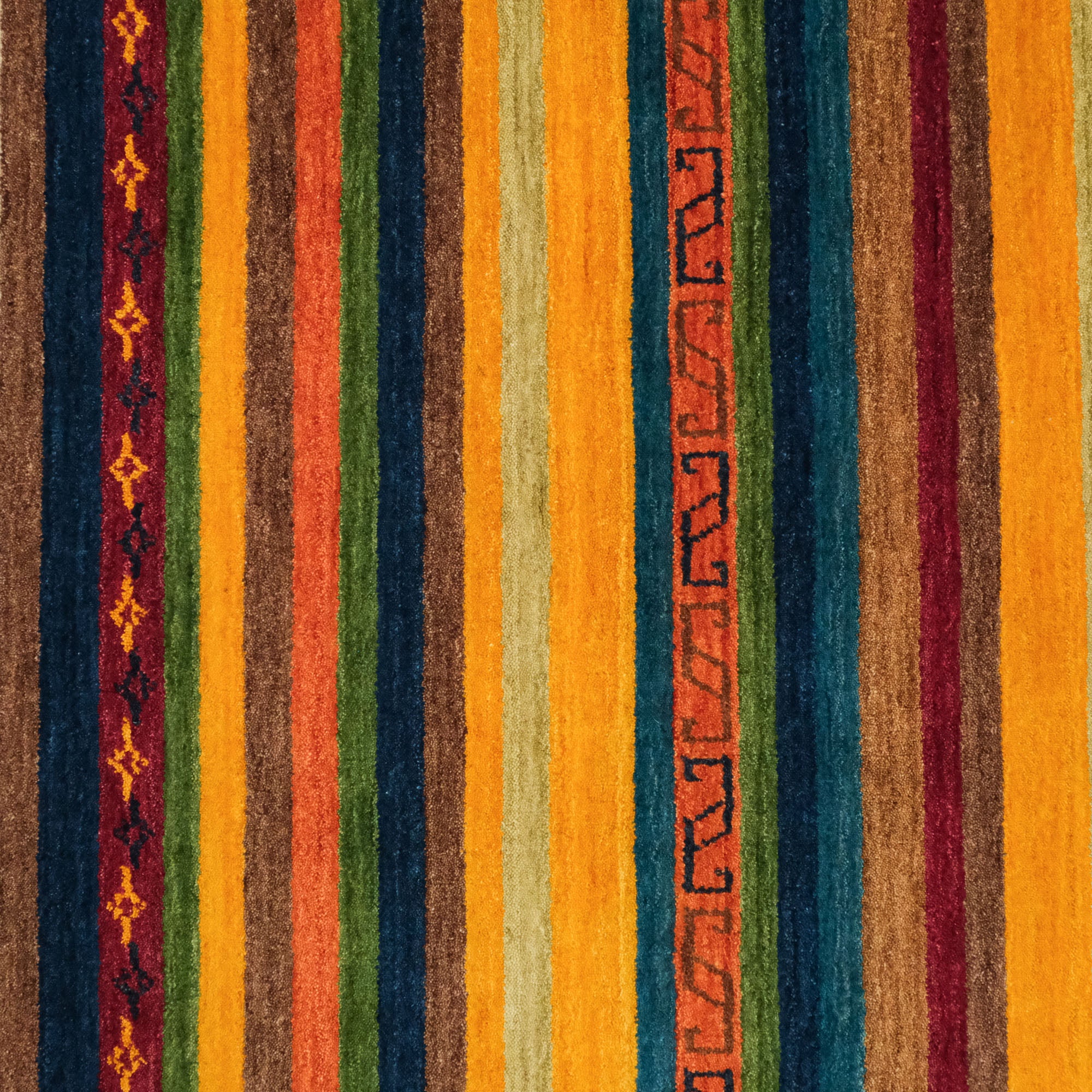 Carnival Series Shawl Design Hand Woven Carpet