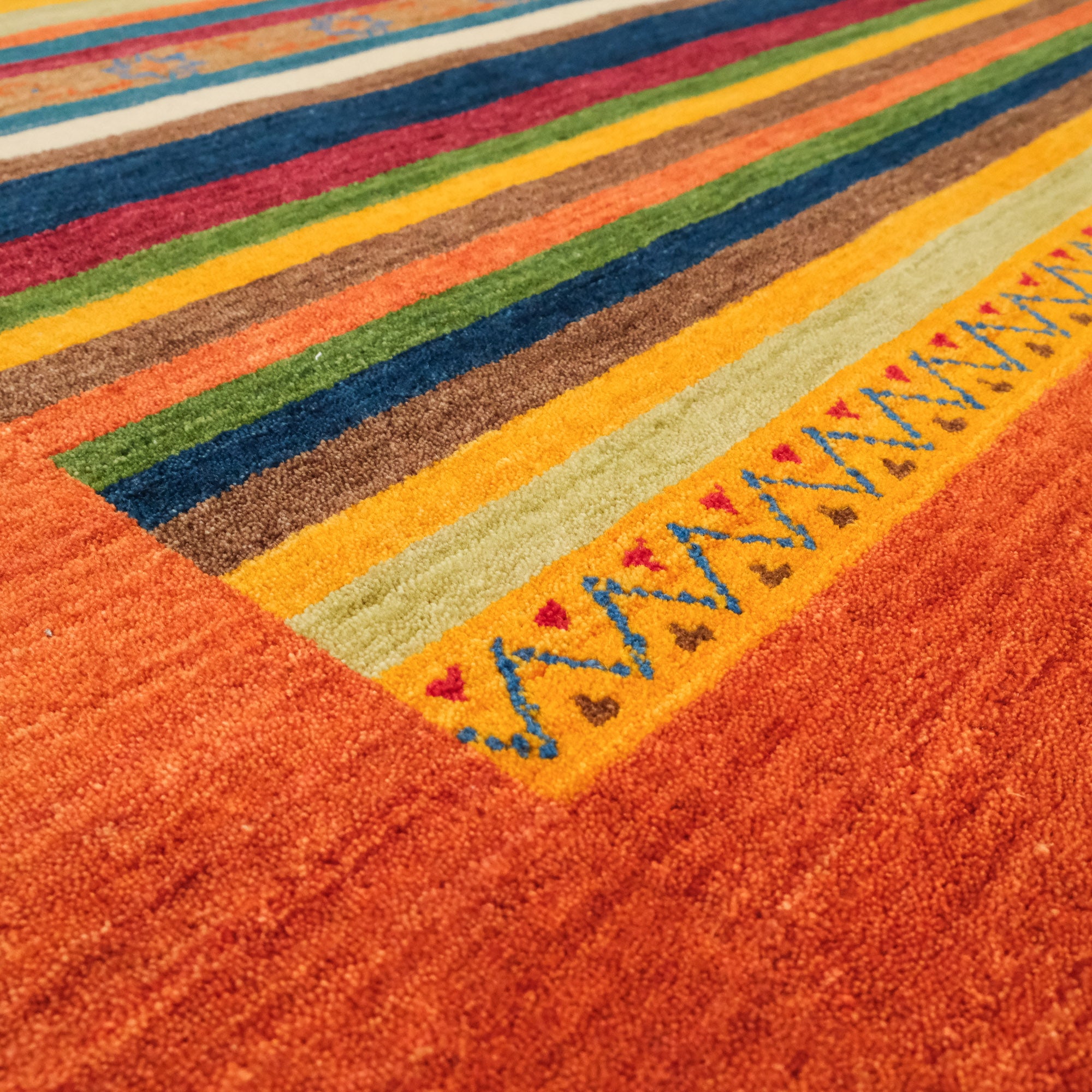 Carnival Series Shawl Design Hand Woven Carpet