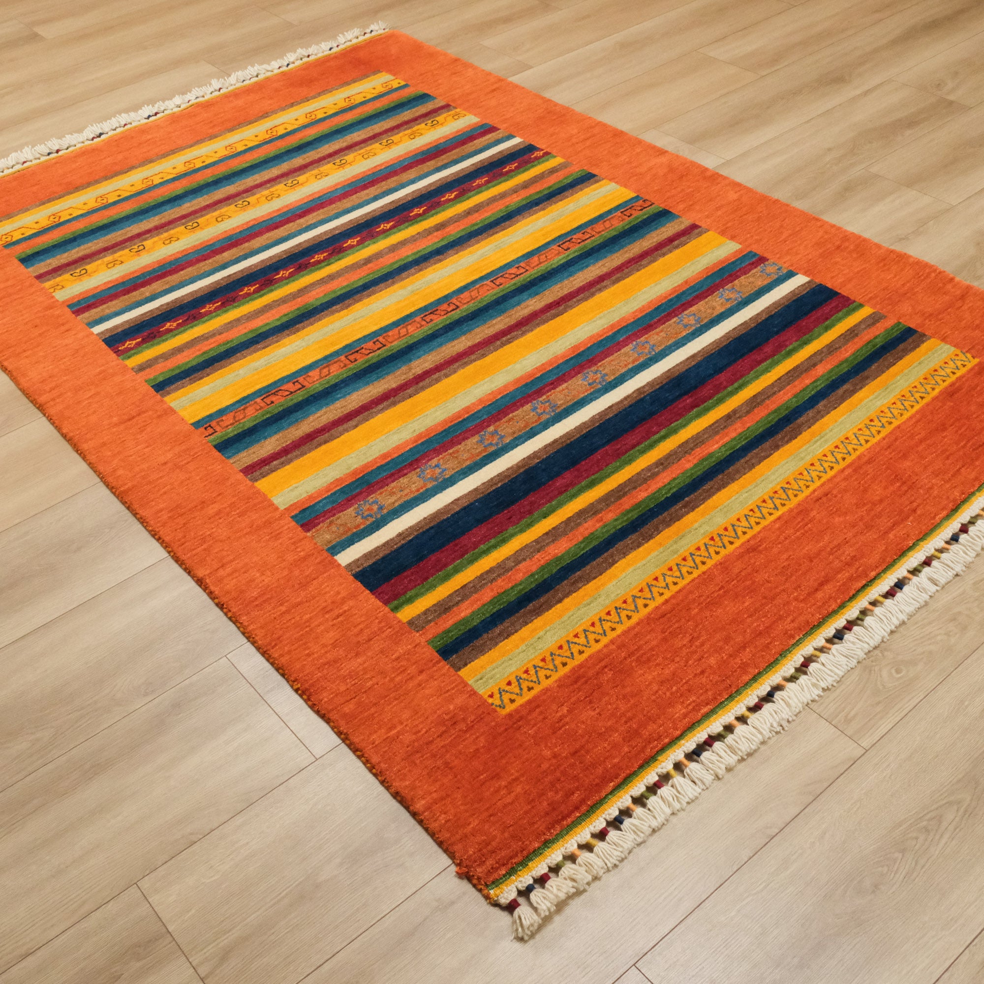 Carnival Series Shawl Design Hand Woven Carpet