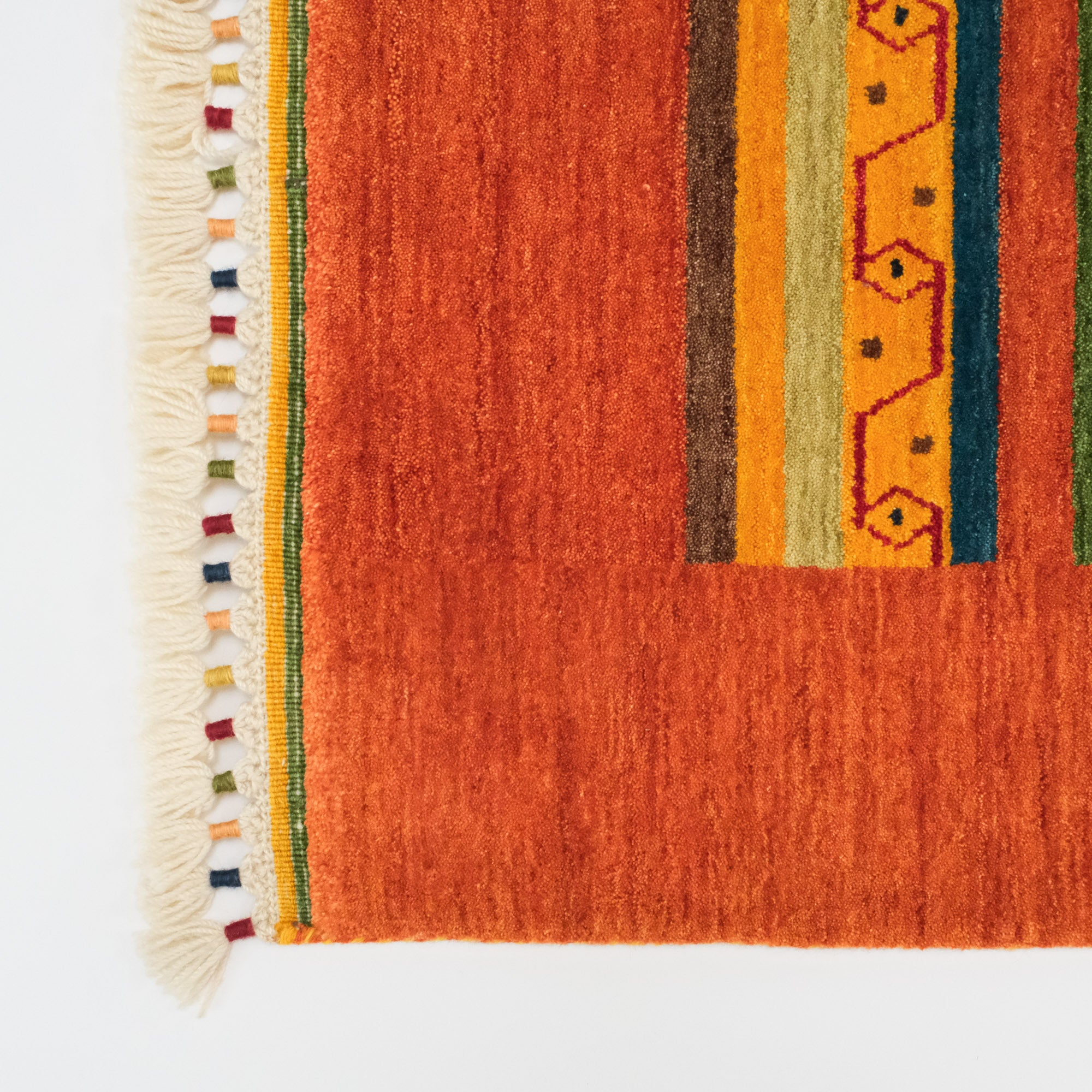 Carnival Series Shawl Design Hand Woven Carpet