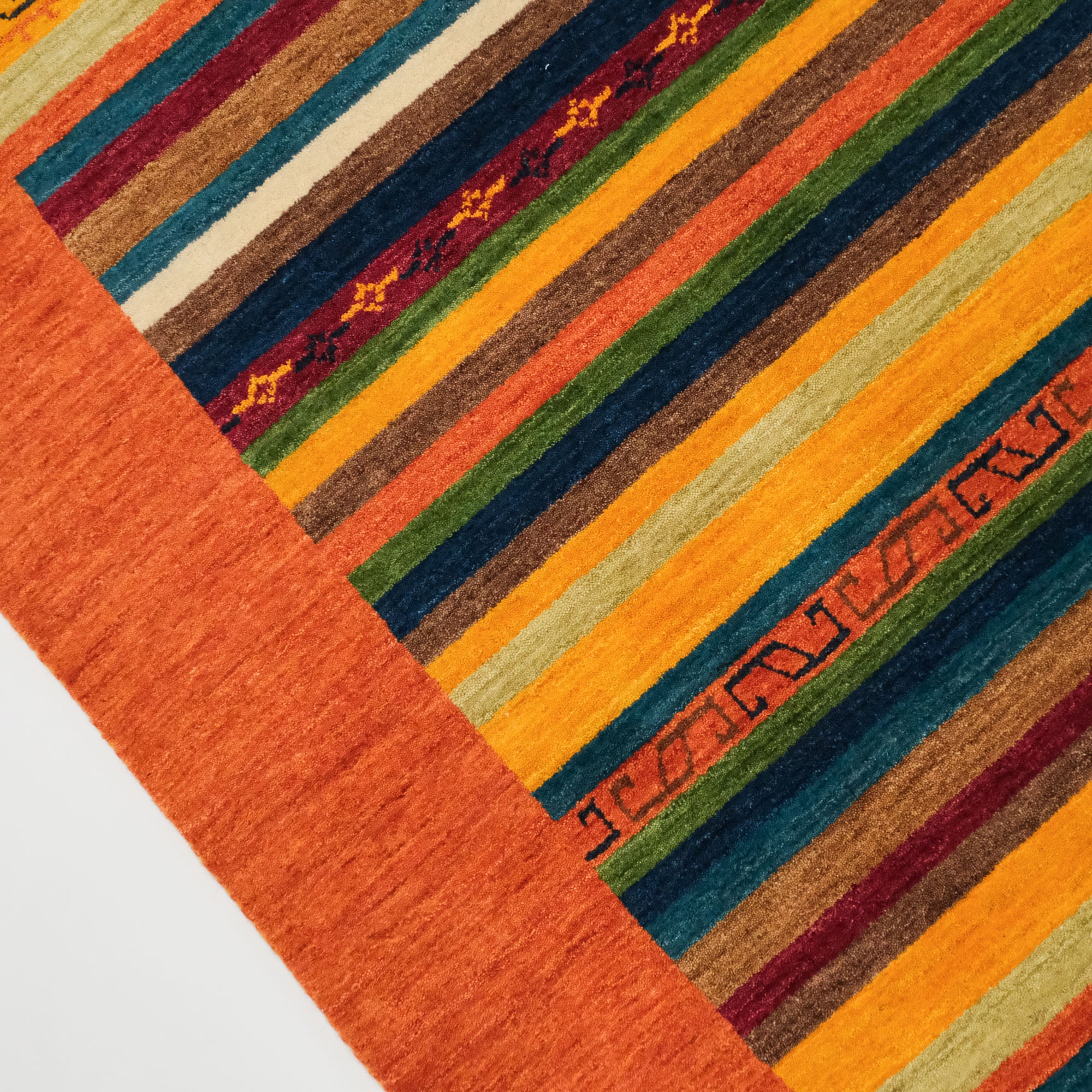 Carnival Series Shawl Design Hand Woven Carpet