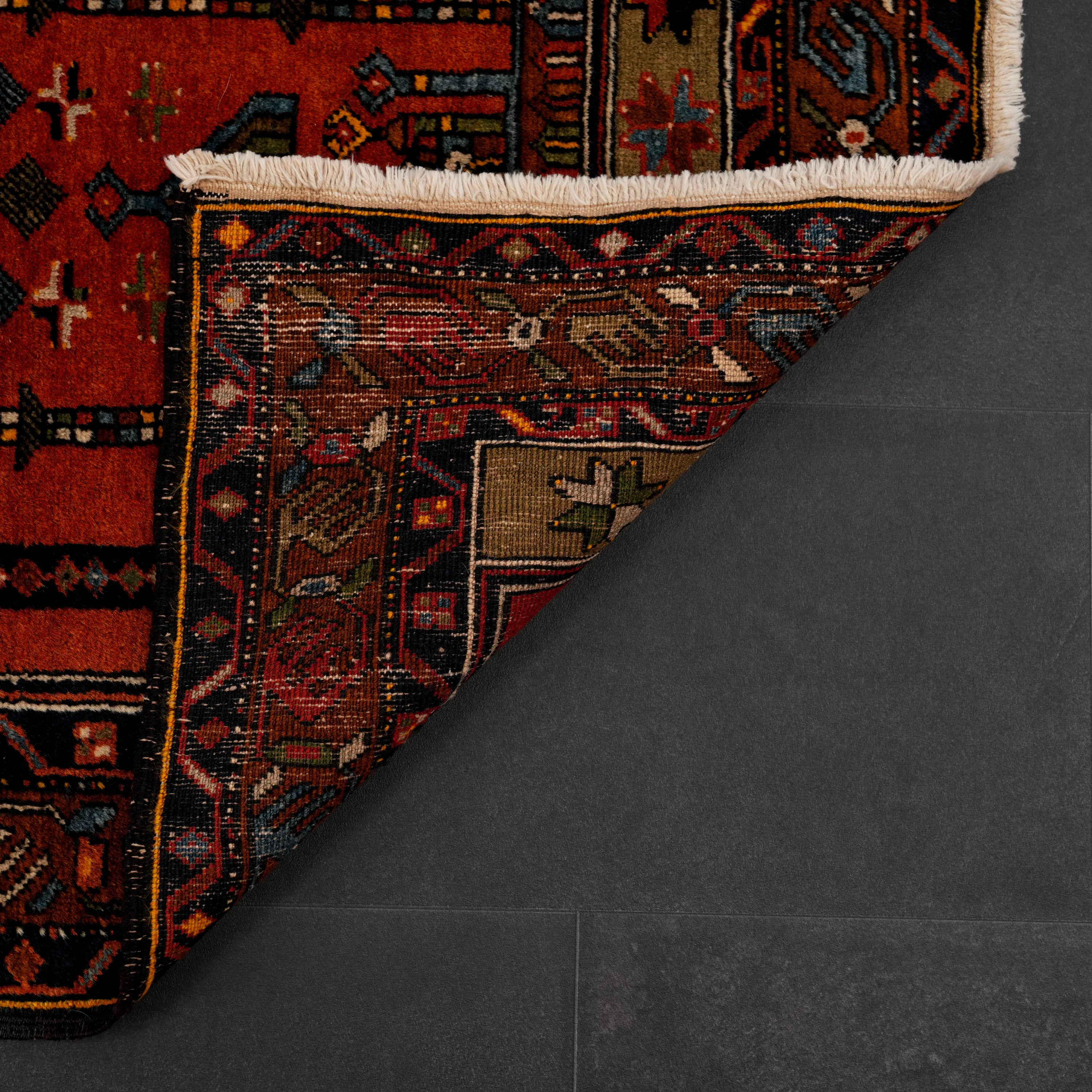 Köy Dokuma 80+ Yaş Sandık Eskisi Kök Boya Yahyalı Seccade Halı