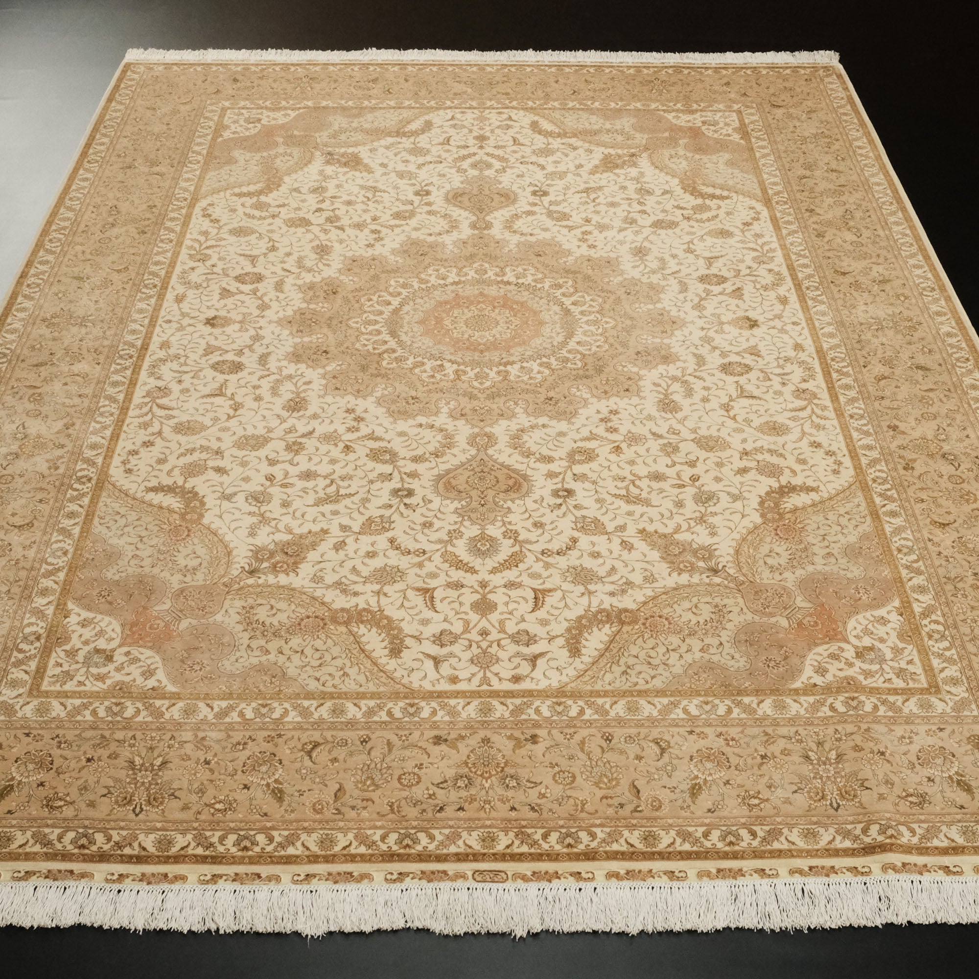Frame Design Hand Woven Carpet