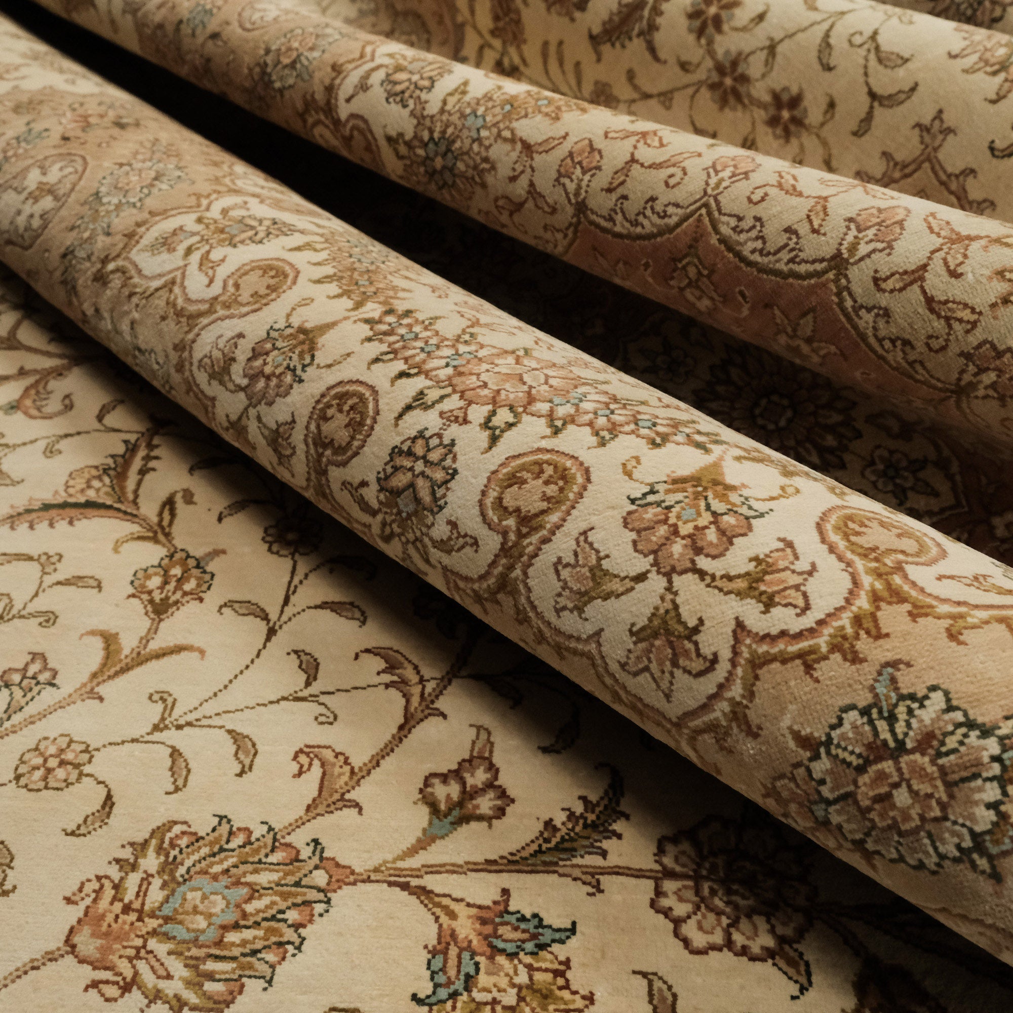 Frame Design Hand Woven Carpet