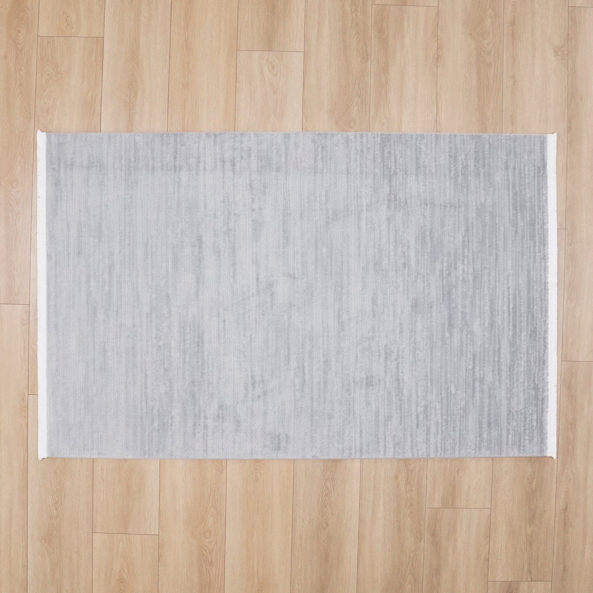 Lagos Serisi Sade Desenli Akrilik Gri Halı