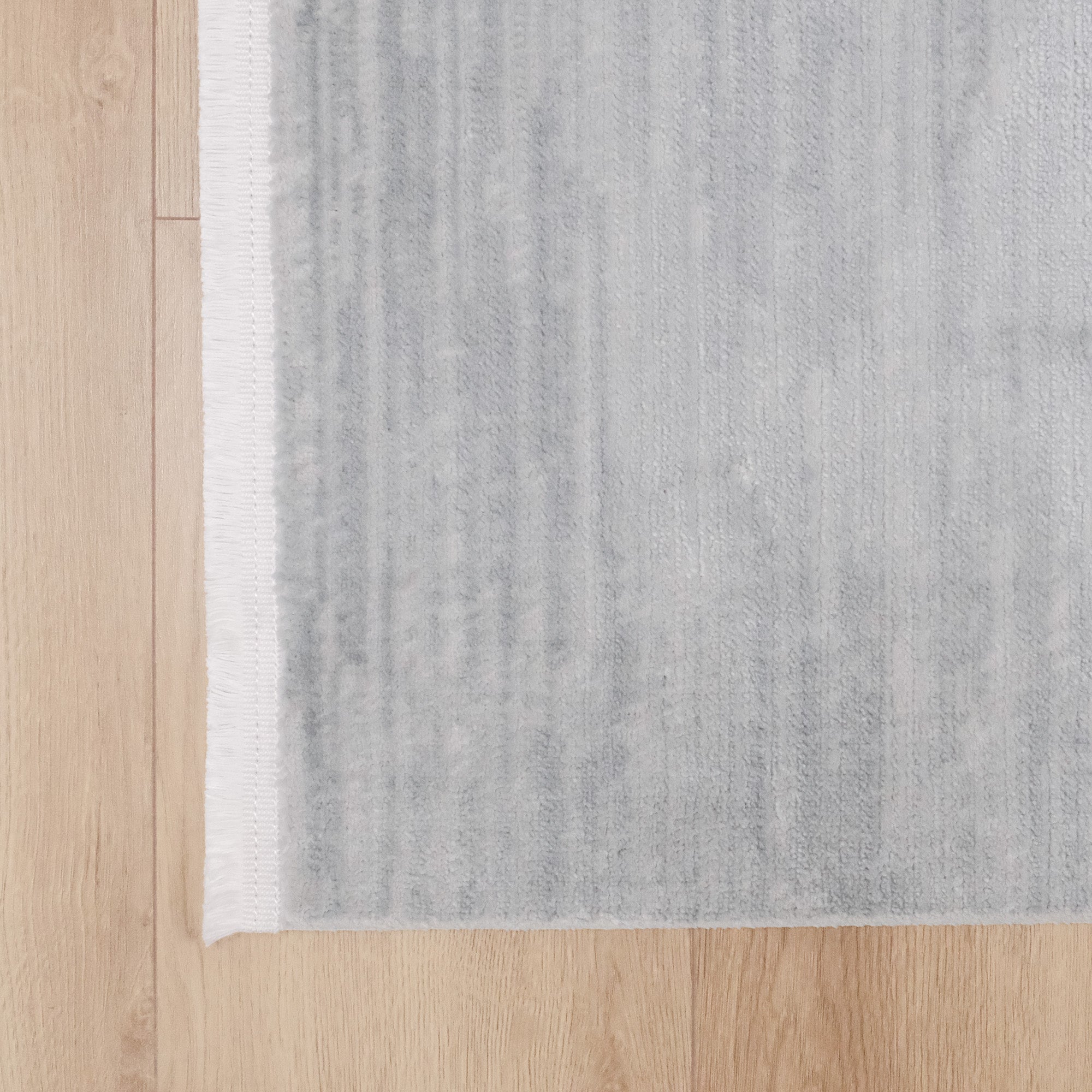 Lagos Serisi Sade Desenli Akrilik Gri Halı