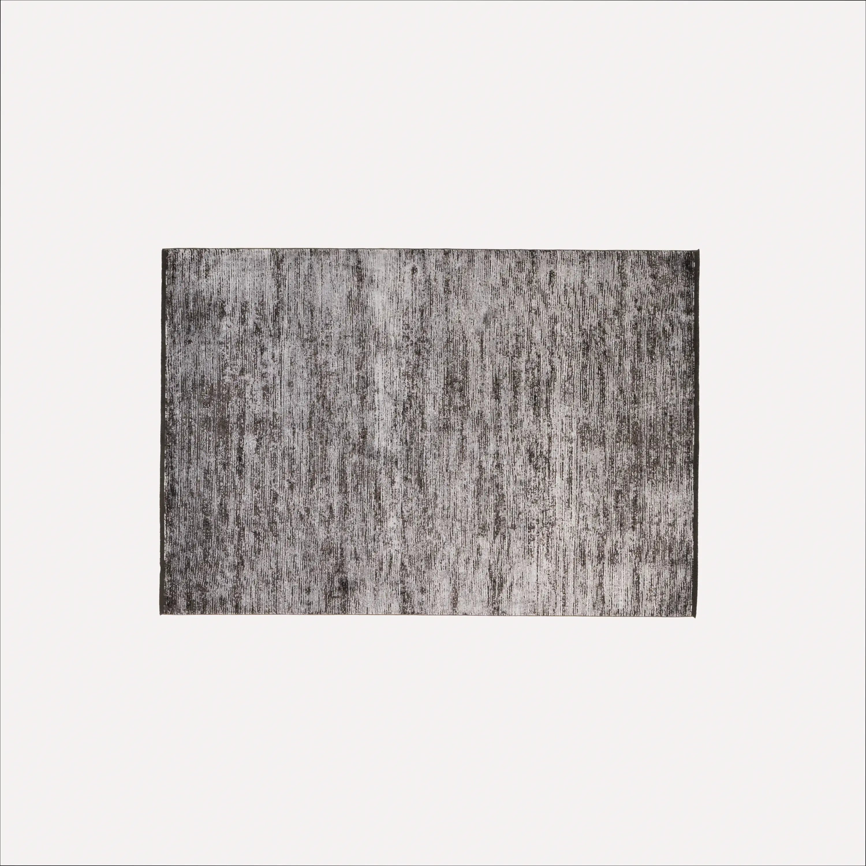 Lugano Serisi Soyut Desenli Siyah Viskon Halı