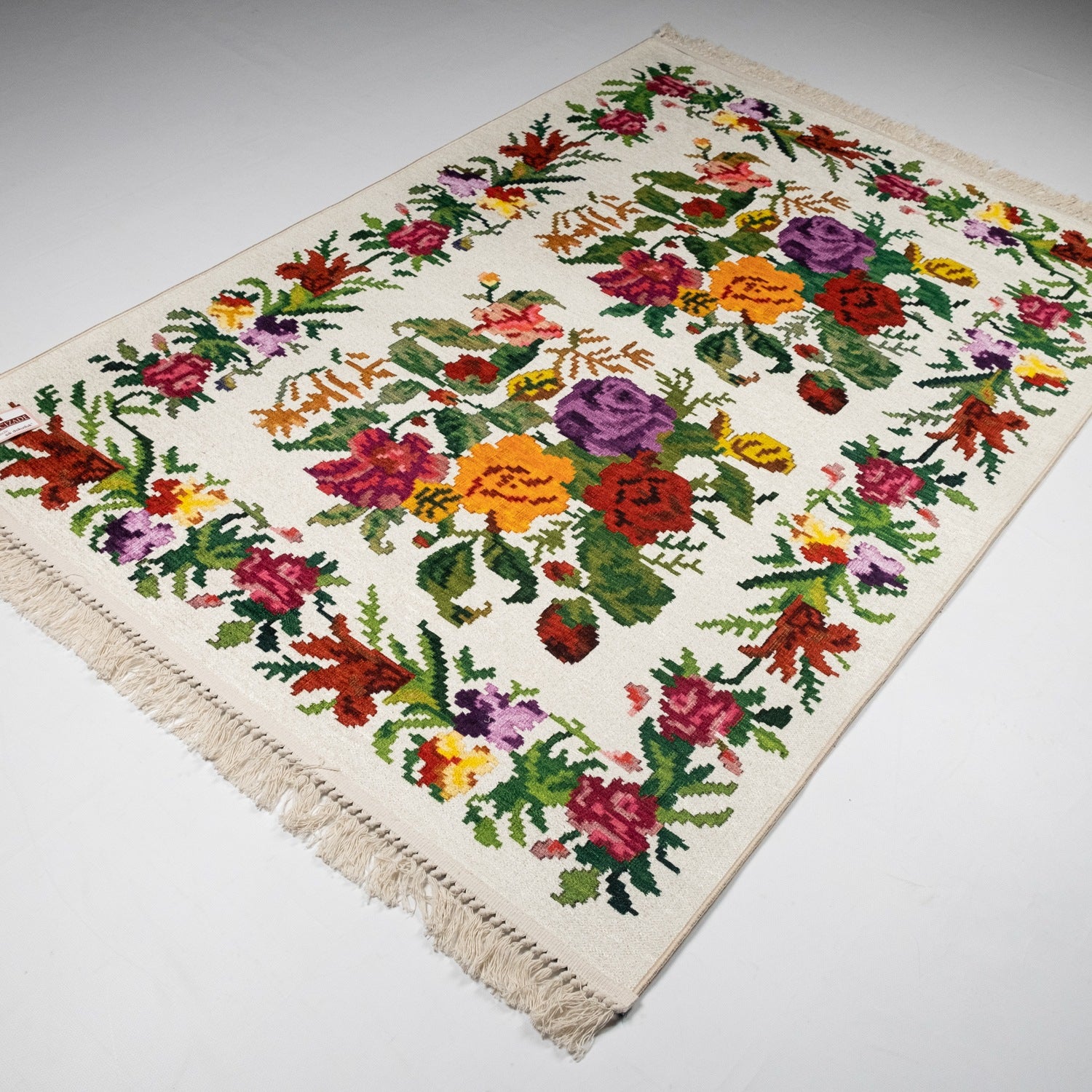 Luna Series Digital Print Karabakh Pattern Colorful Rug