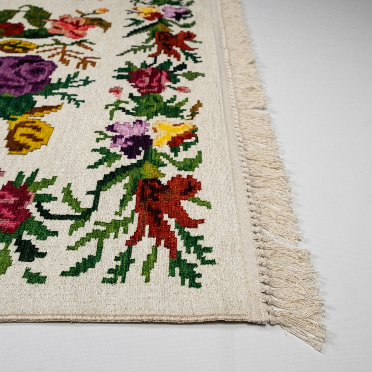 Luna Series Digital Print Karabakh Pattern Colorful Rug