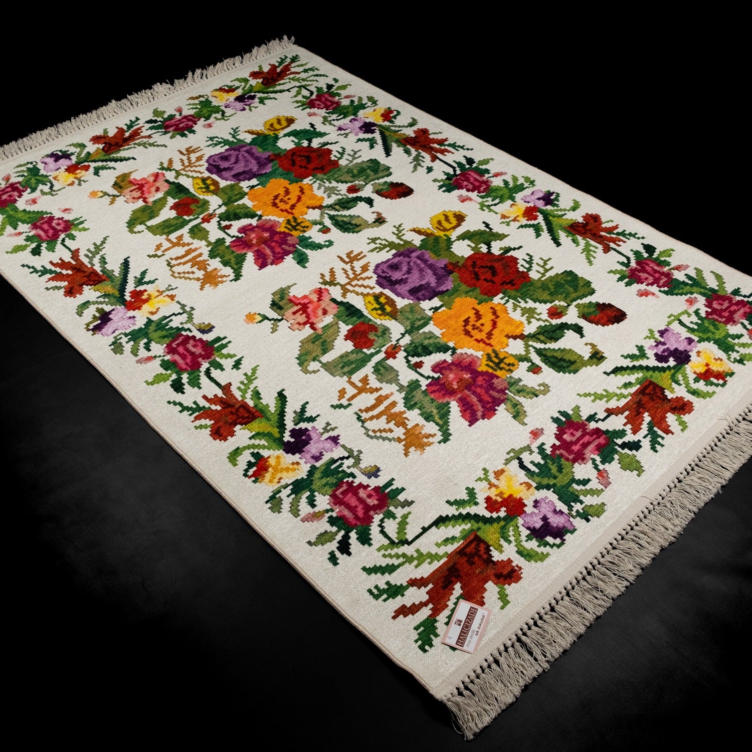 Luna Series Digital Print Karabakh Pattern Colorful Rug