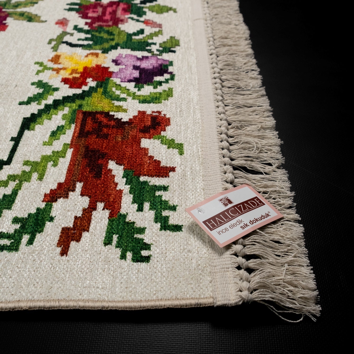 Luna Series Digital Print Karabakh Pattern Colorful Rug
