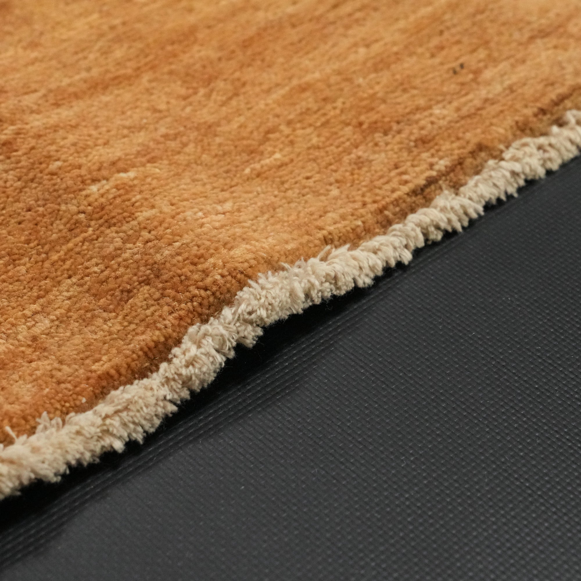 Mahal Serisi El Dokuma Geometrik Desenli Kahverengi Yün Halı