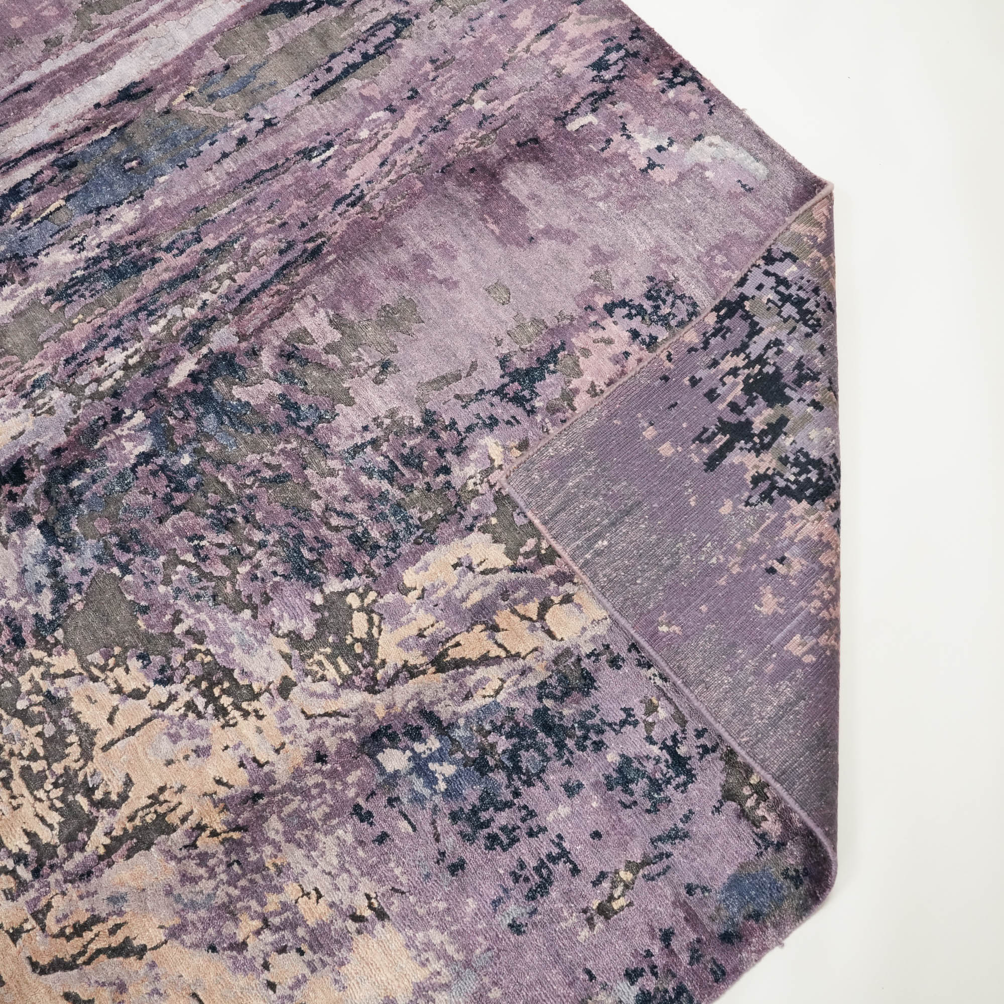 Maison Series Handwoven Abstract Pattern Bamboo Rug