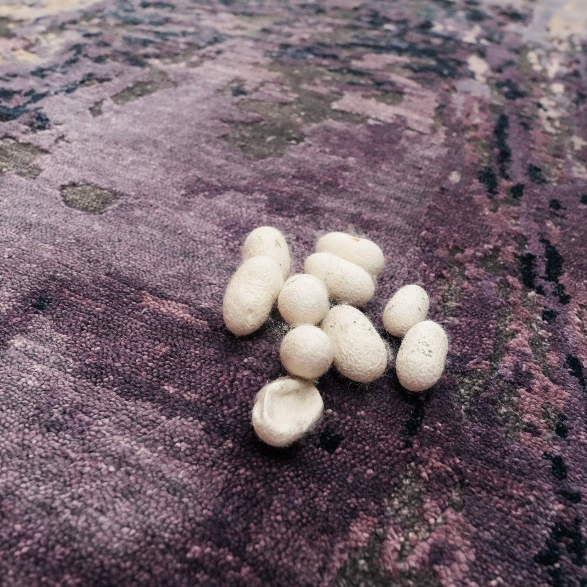 Maison Series Handwoven Abstract Pattern Bamboo Rug