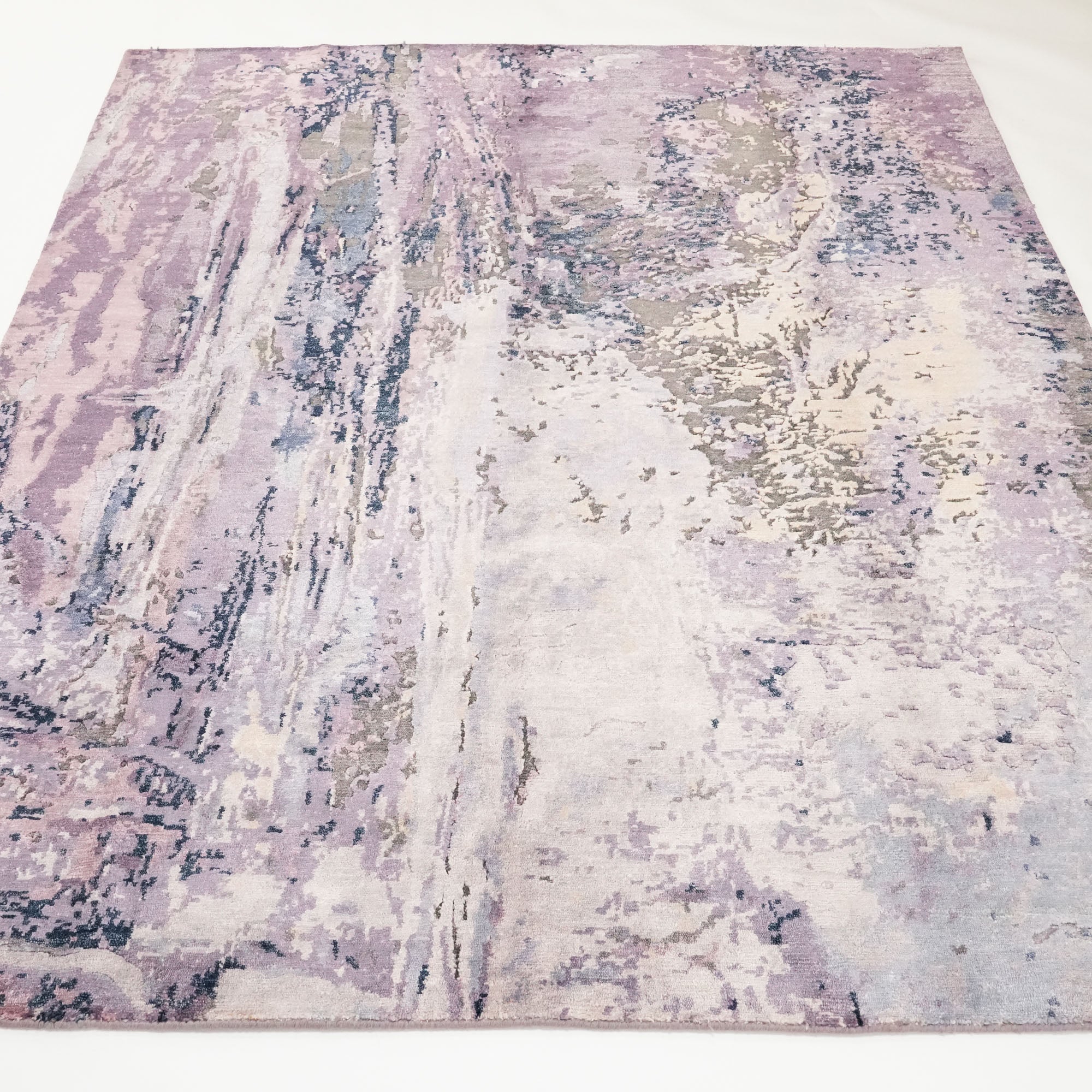 Maison Serisi El Dokuma Soyut Desenli Bambu Halı