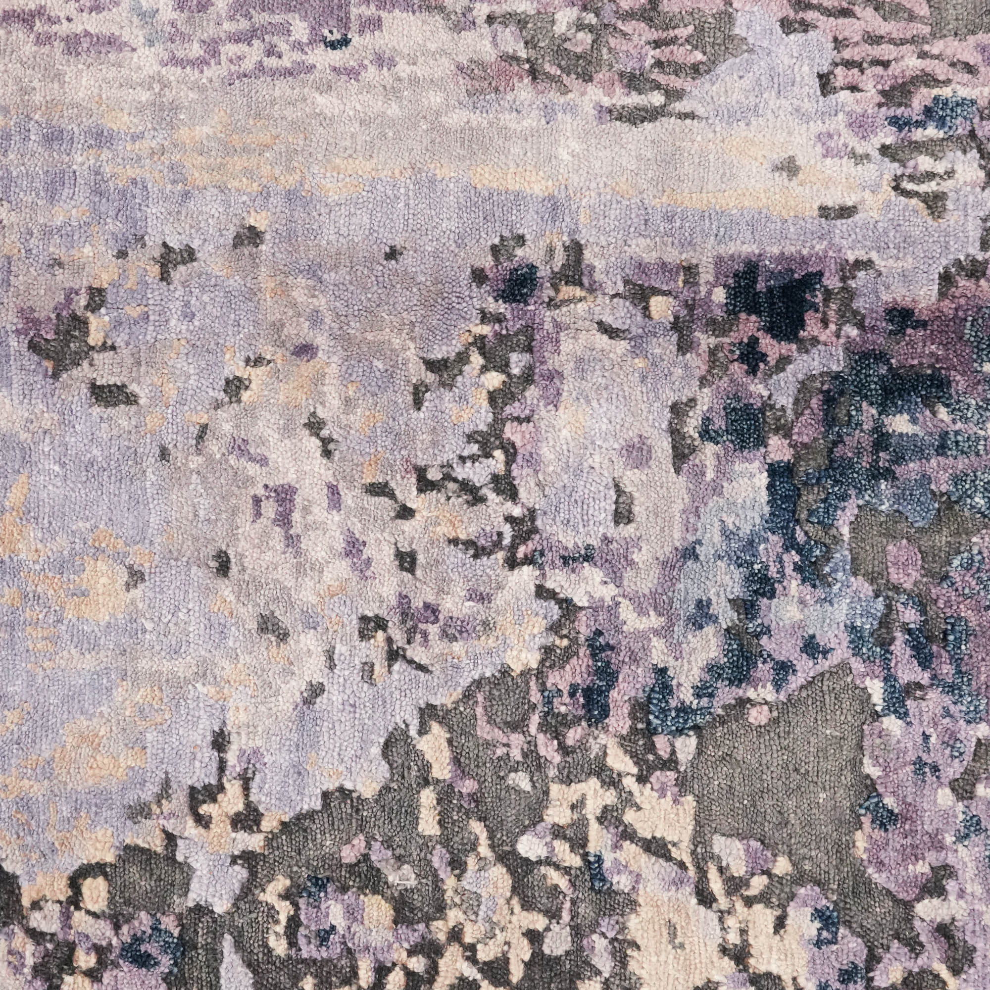 Maison Series Handwoven Abstract Pattern Bamboo Rug