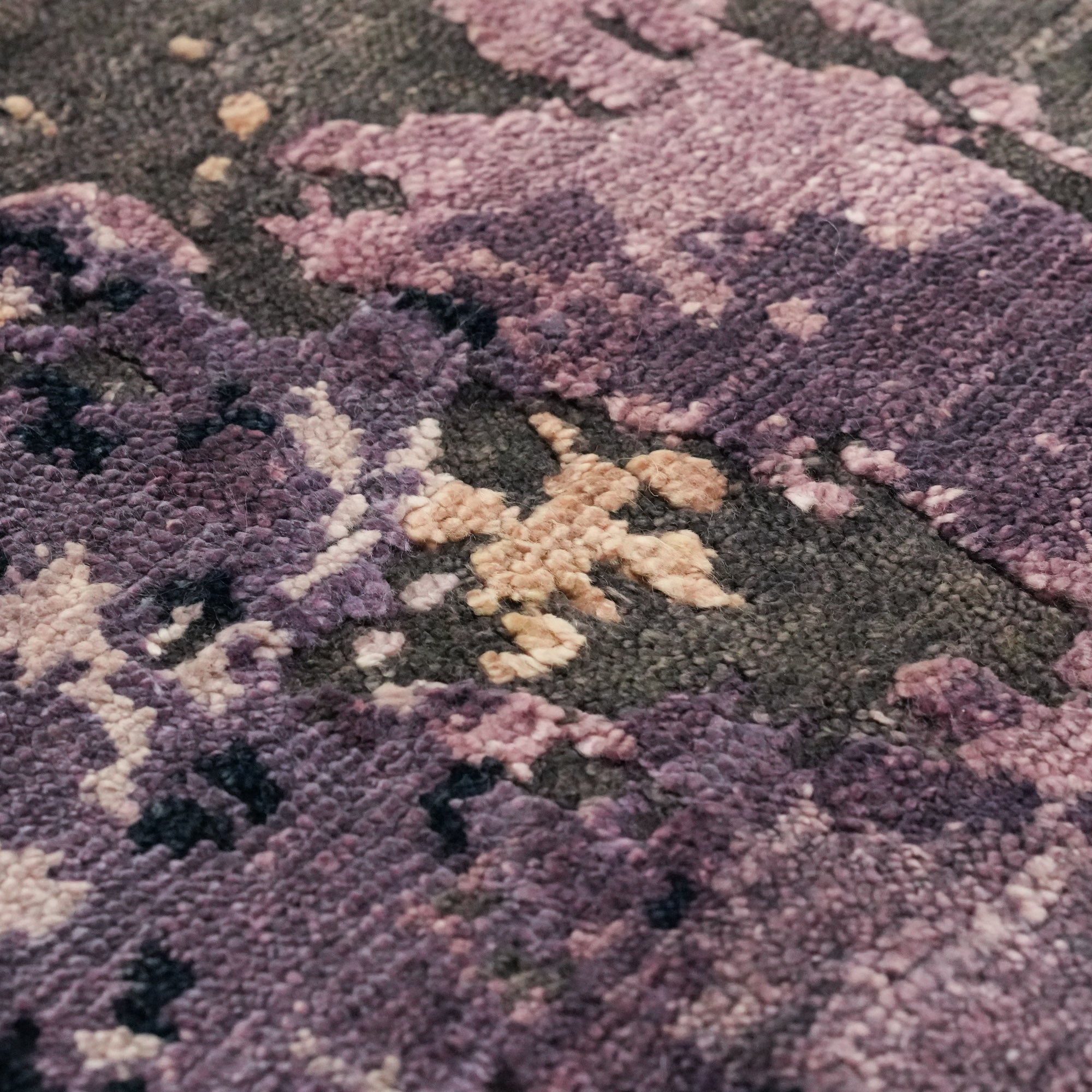 Maison Series Handwoven Abstract Pattern Bamboo Rug