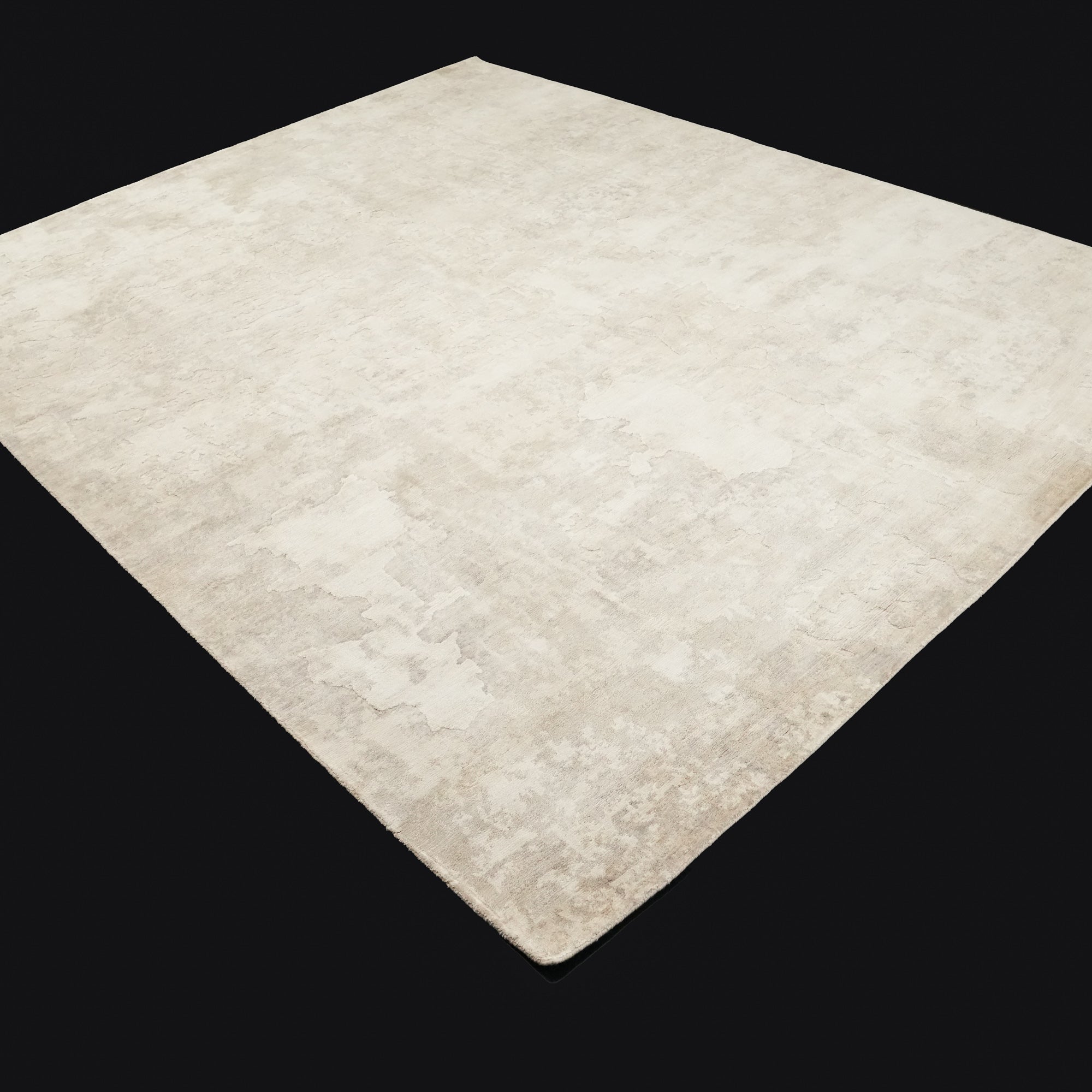 Maison Serisi El Dokuma Soyut Desenli Beyaz Halı