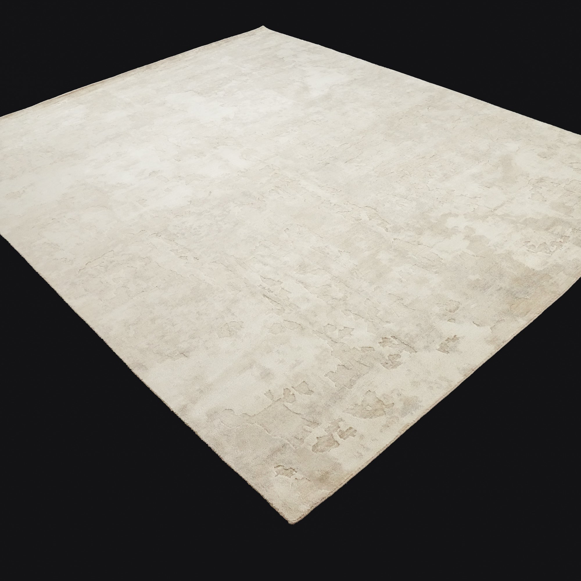 Maison Serisi El Dokuma Soyut Desenli Beyaz Halı