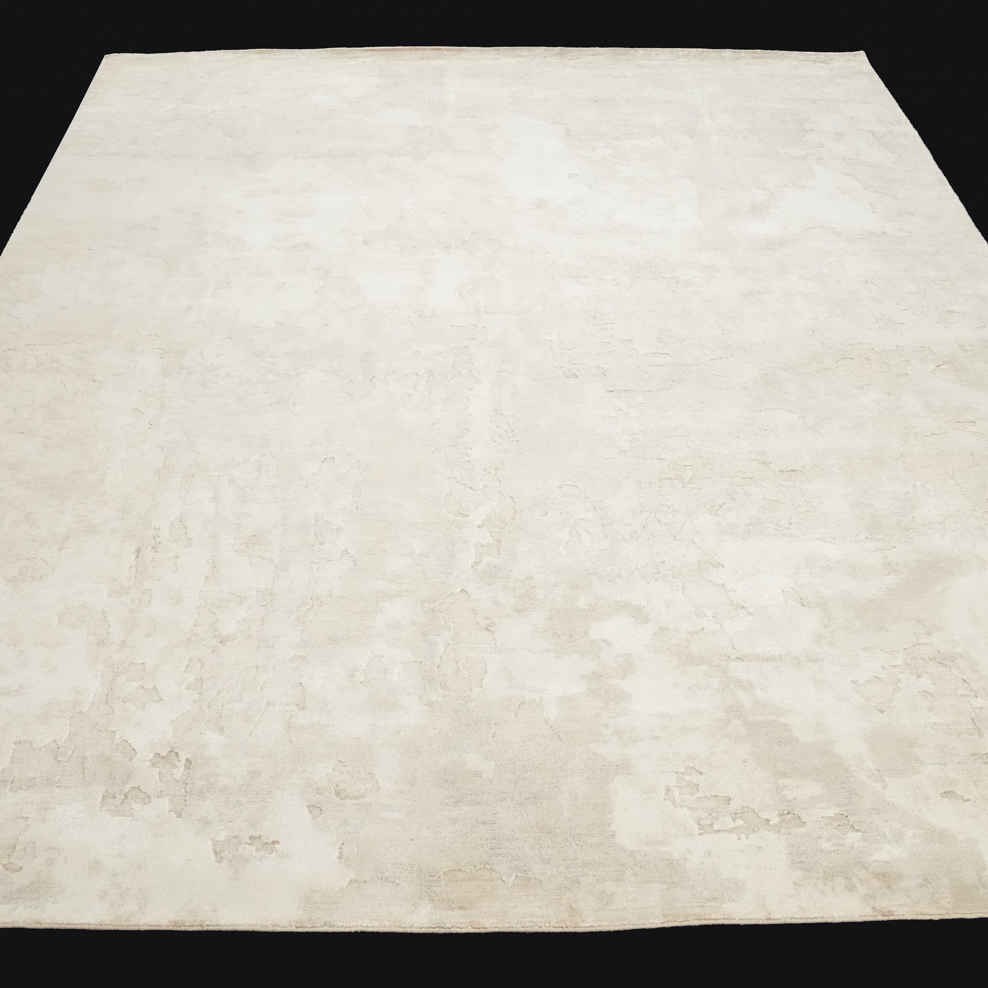 Maison Serisi El Dokuma Soyut Desenli Beyaz Halı