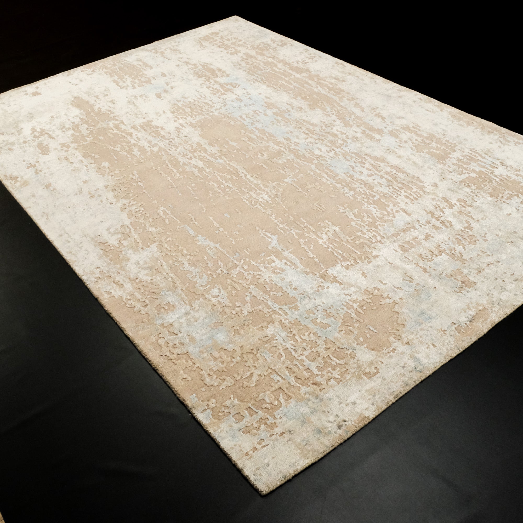 Maison Serisi El Dokuma Soyut Desenli Krem Halı