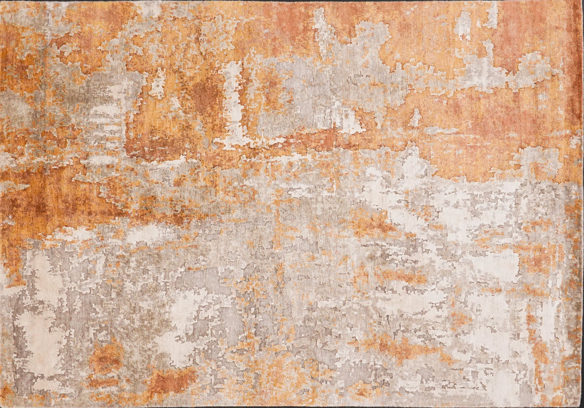 Maison Serisi El Dokuma Soyut Desenli Krem/Terra Halı