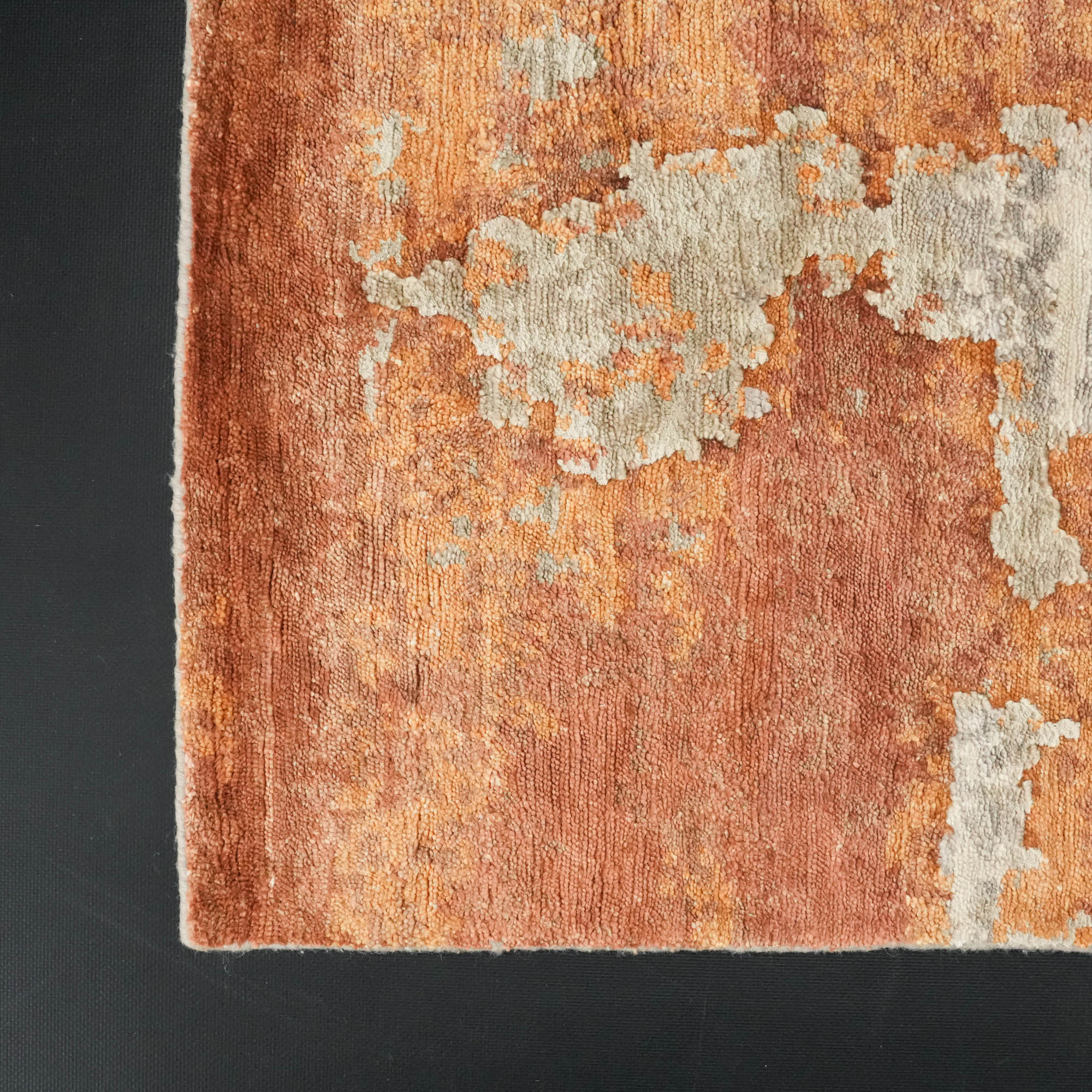 Maison Serisi El Dokuma Soyut Desenli Krem/Terra Halı