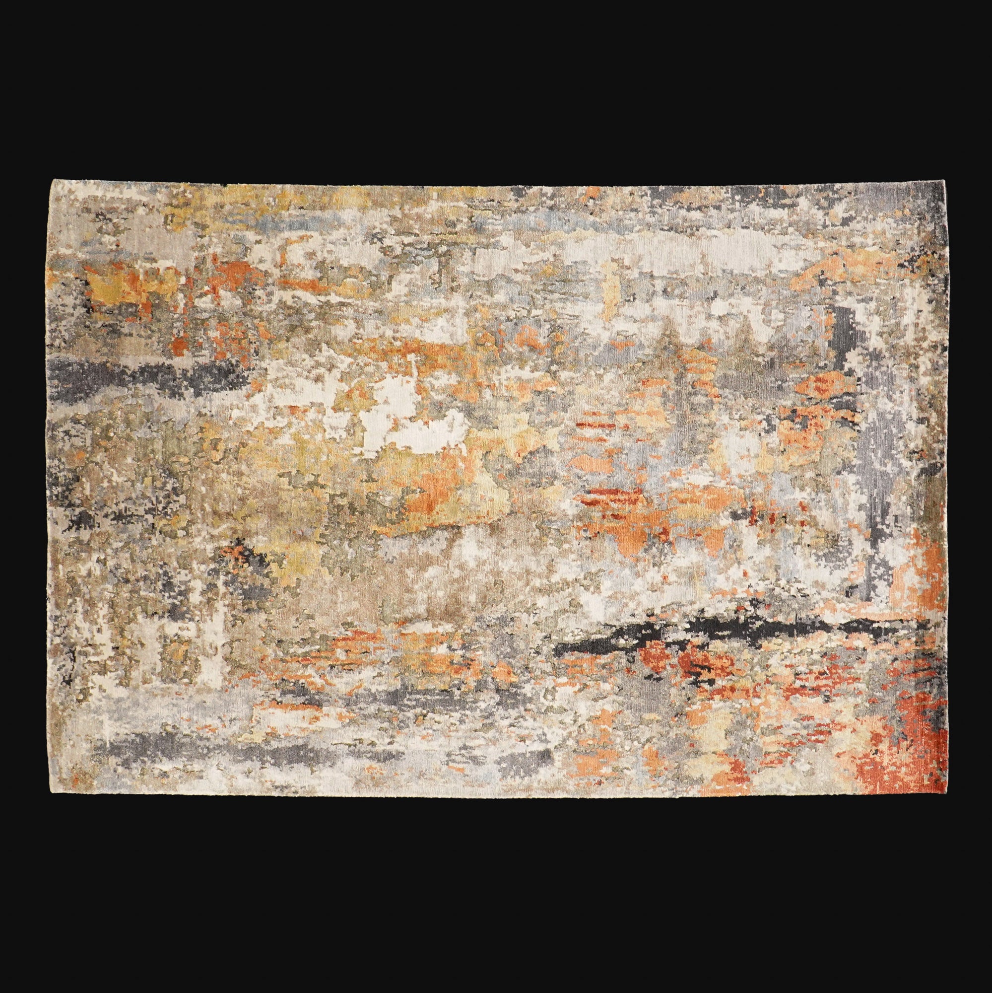 Maison Series Hand-Woven Abstract Patterned Colorful Carpet
