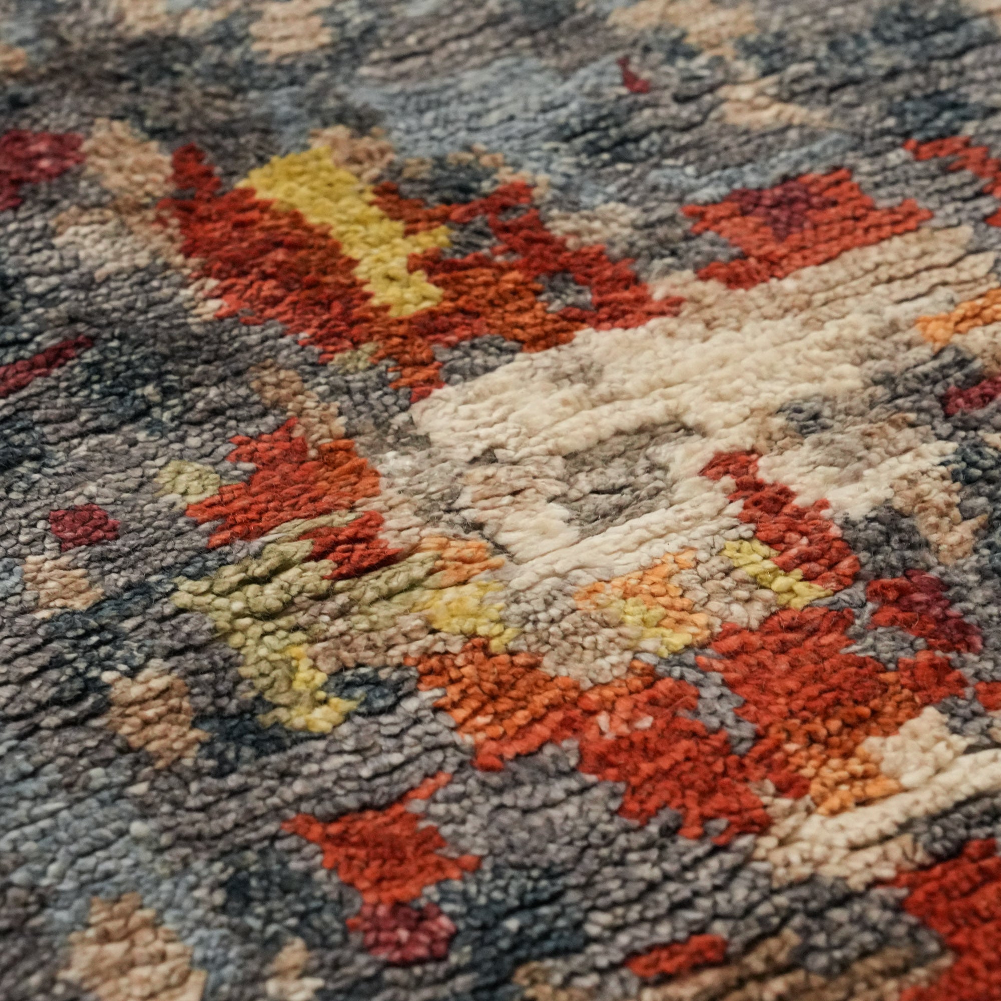 Maison Series Hand-Woven Abstract Patterned Colorful Carpet