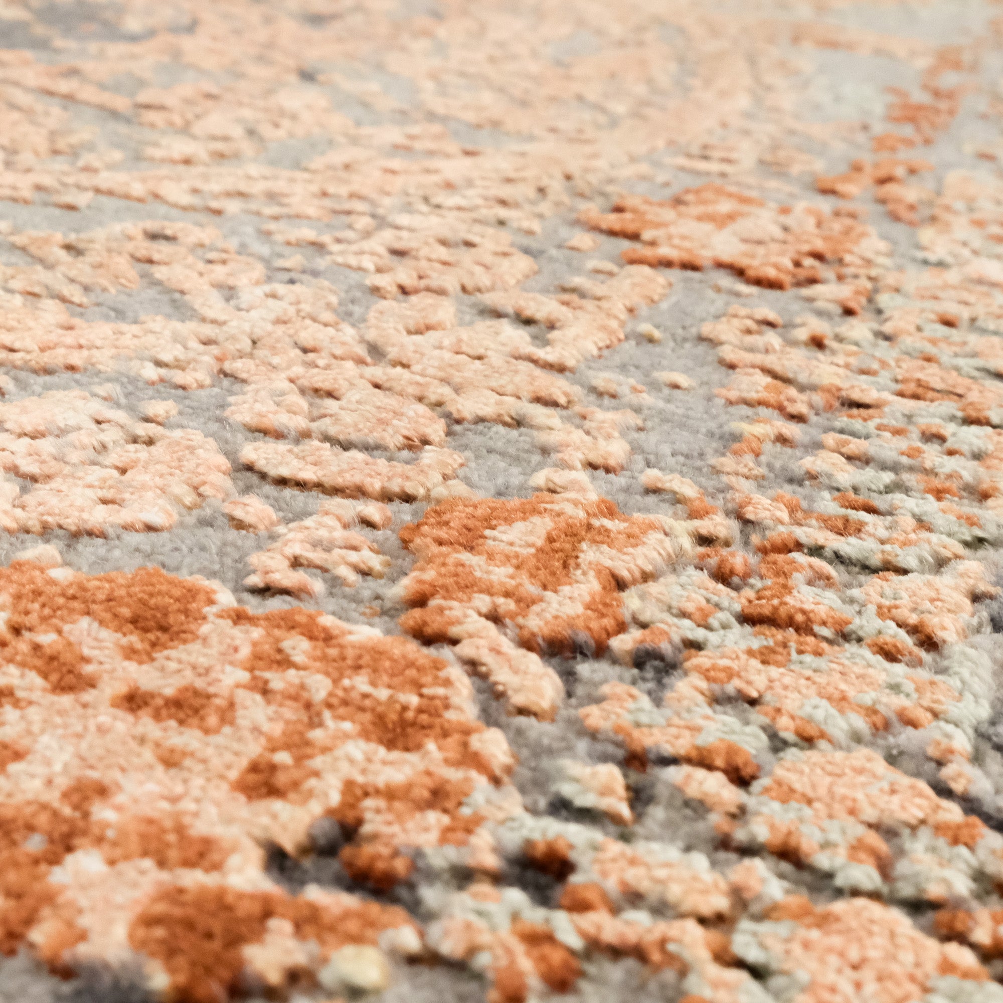 Hand Woven Vintage Copper Carpet