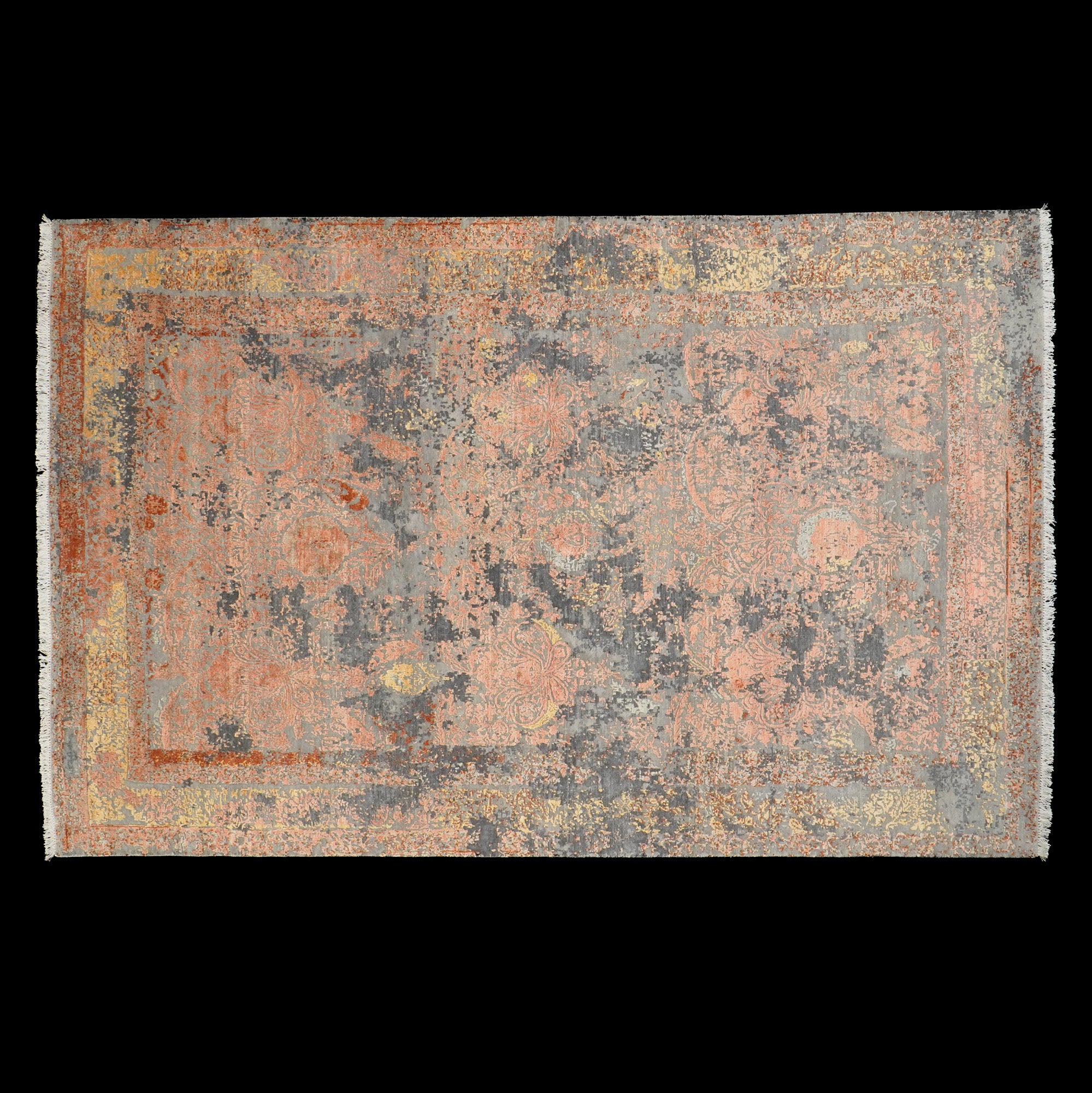 Hand Woven Vintage Copper Carpet