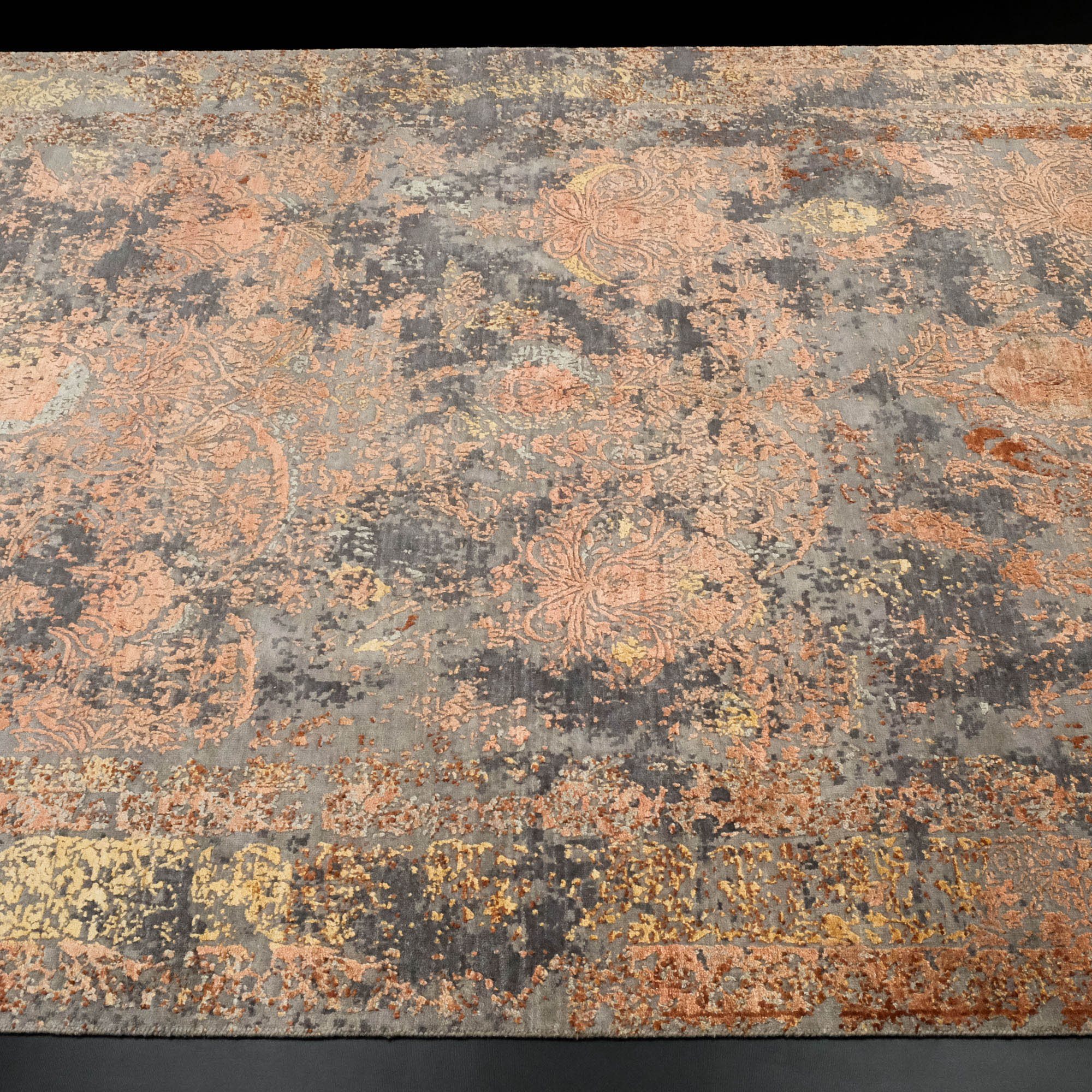 Hand Woven Vintage Copper Carpet