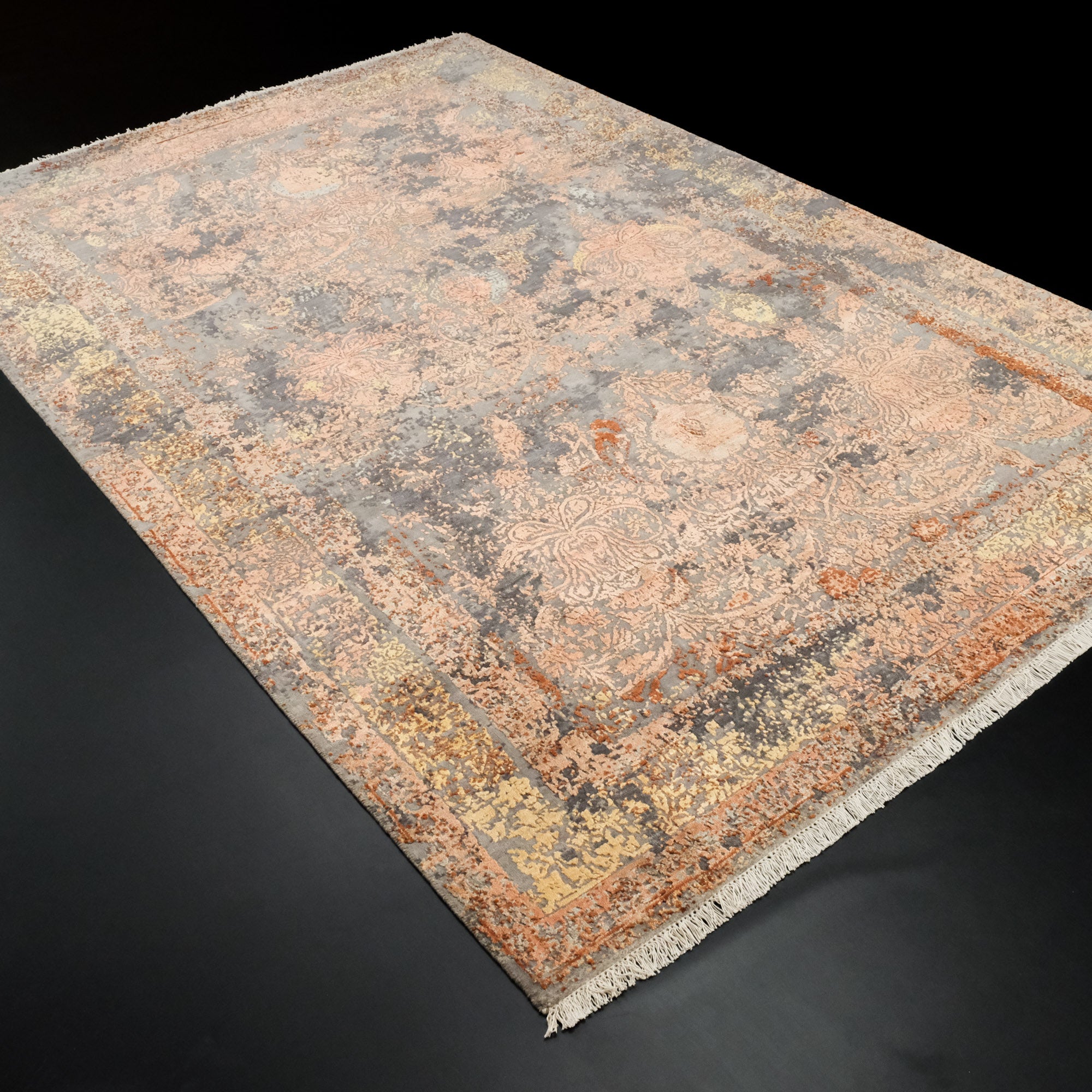 Hand Woven Vintage Copper Carpet