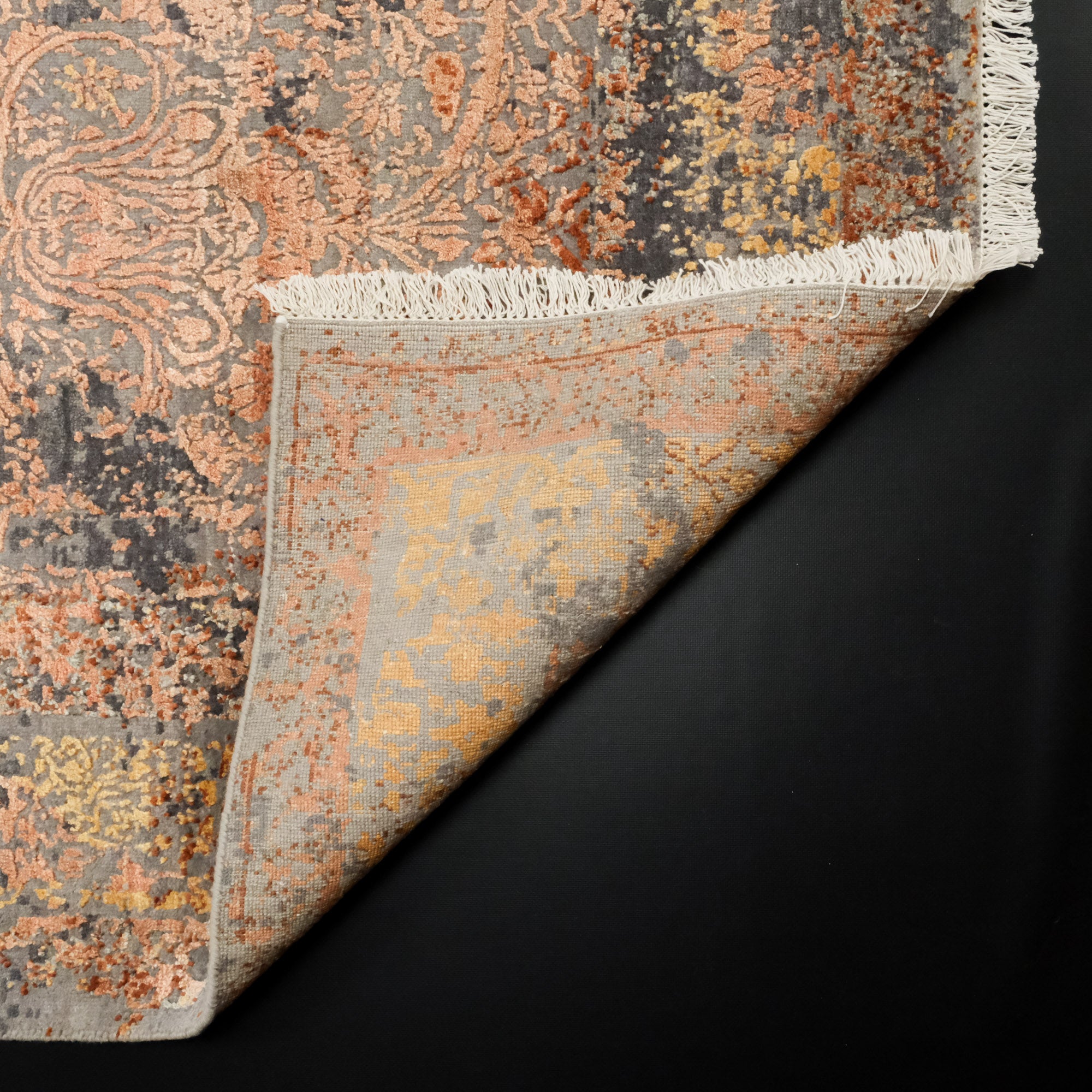 Hand Woven Vintage Copper Carpet