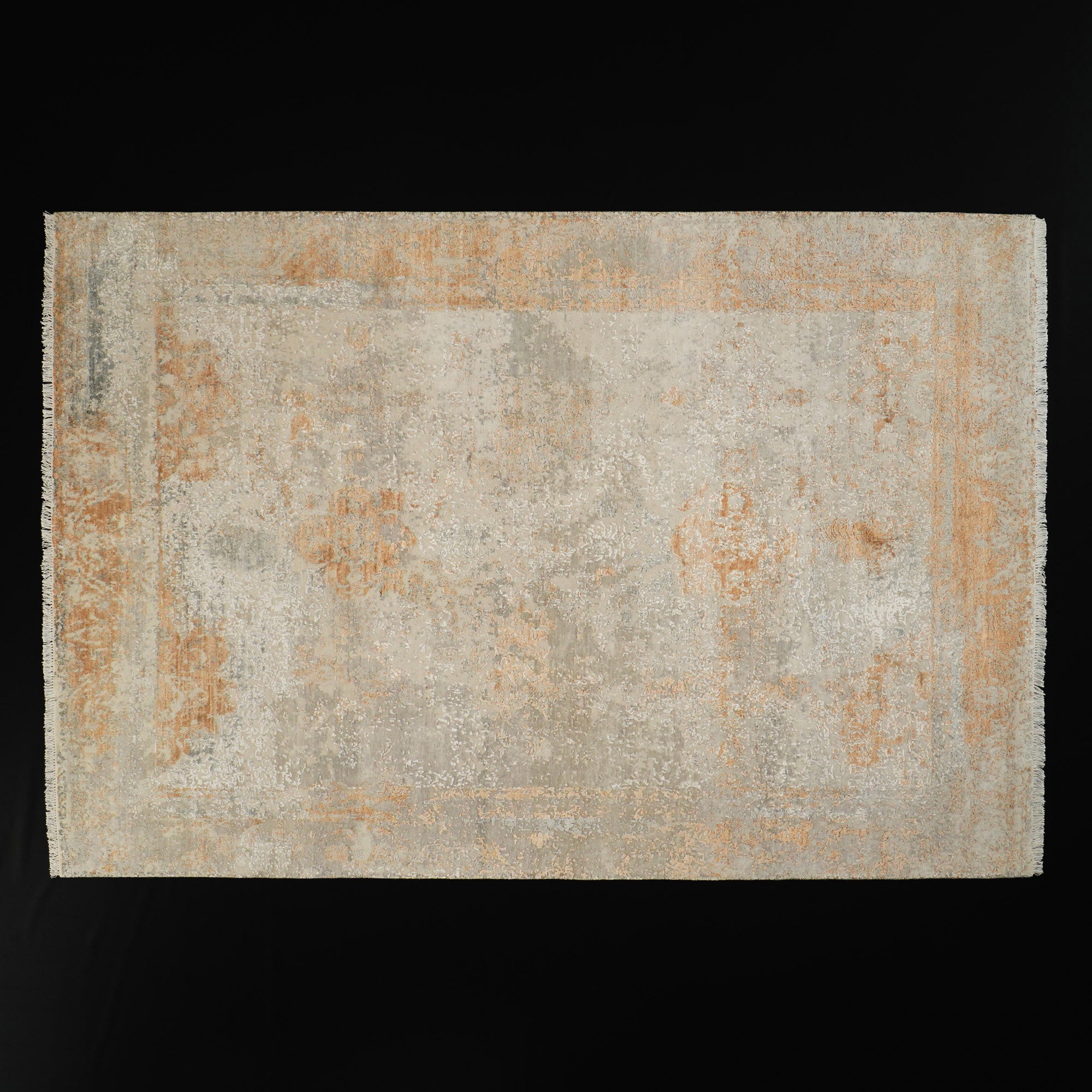 Maison Serisi El Dokuma Vintage Gri Halı