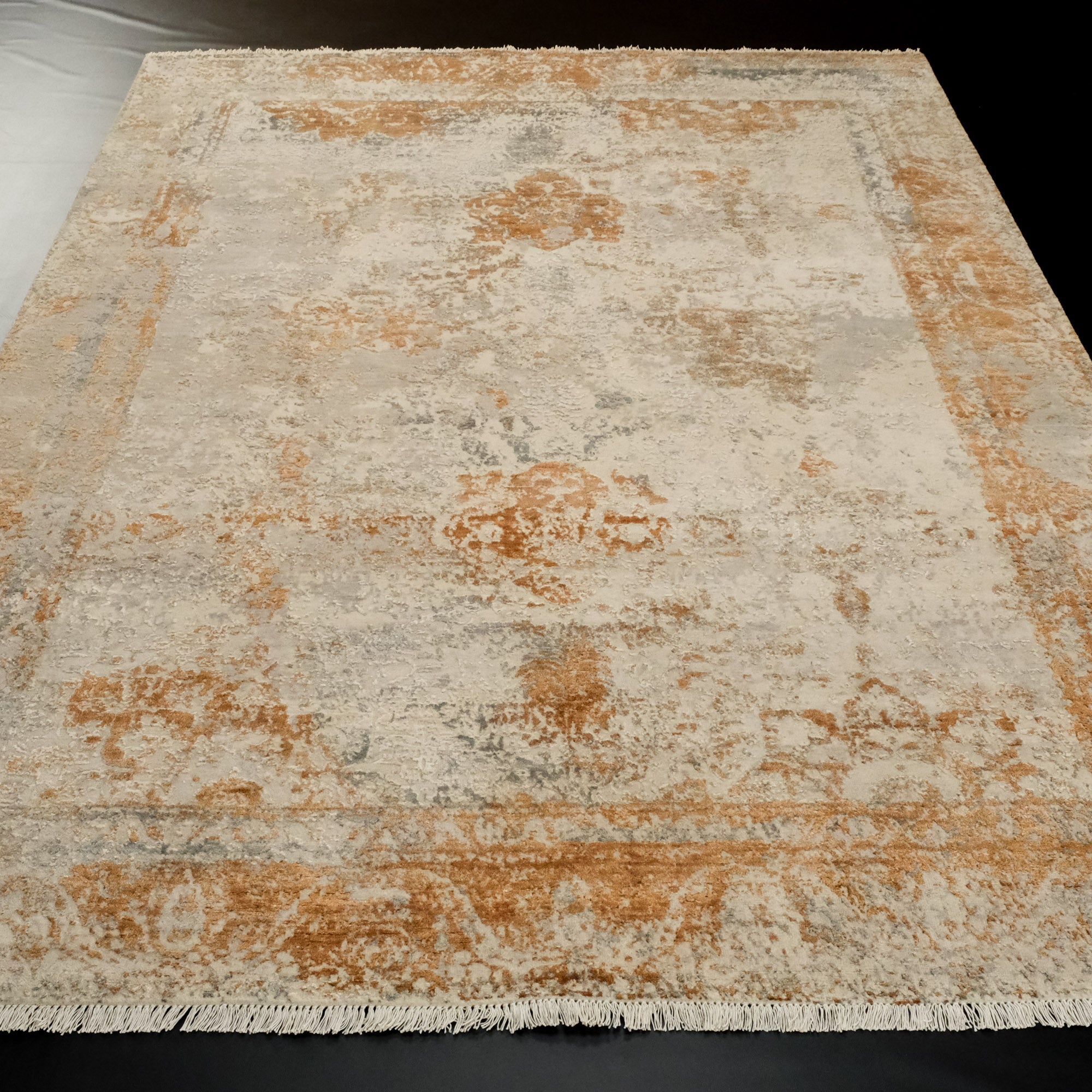 Maison Serisi El Dokuma Vintage Gri Halı