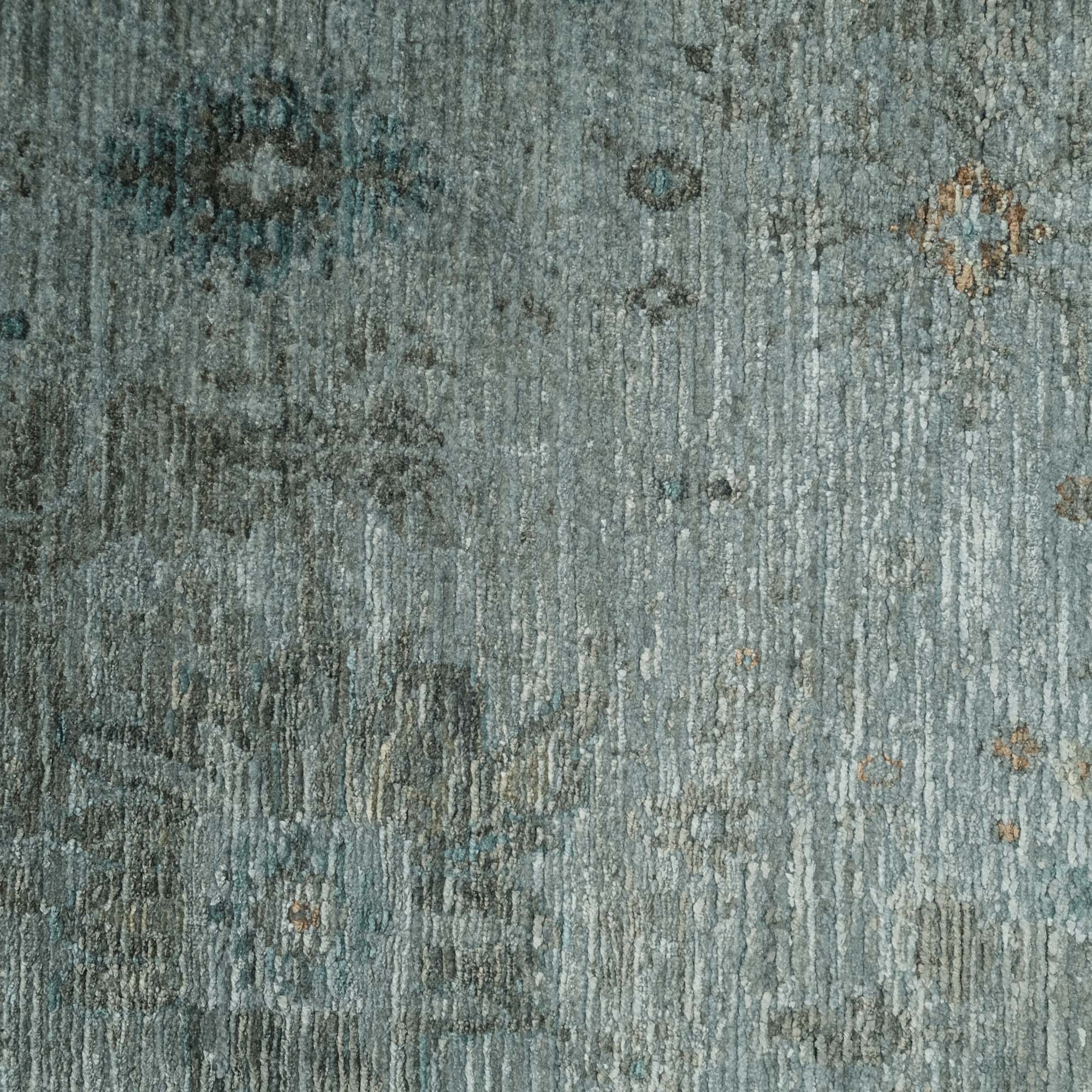 Makine Dokuma Vintage Desenli Antrasit Sentetik Halı