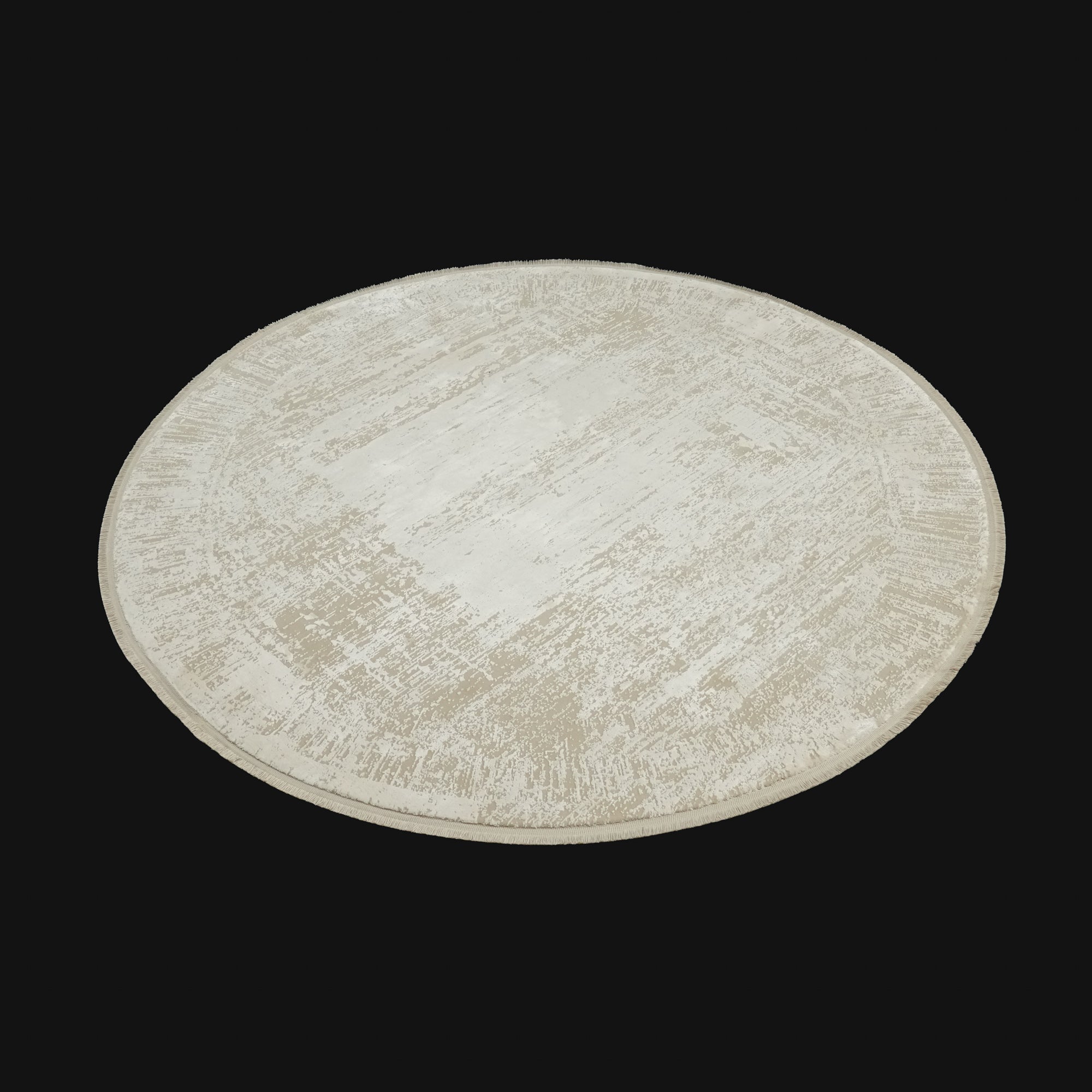Marble Series Dense Viscose Modern Round Carpet