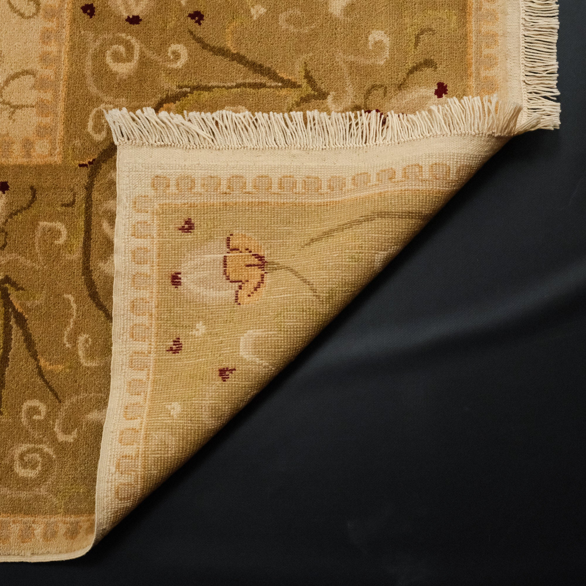 Mohair Series Handwoven Floral Pattern Rug