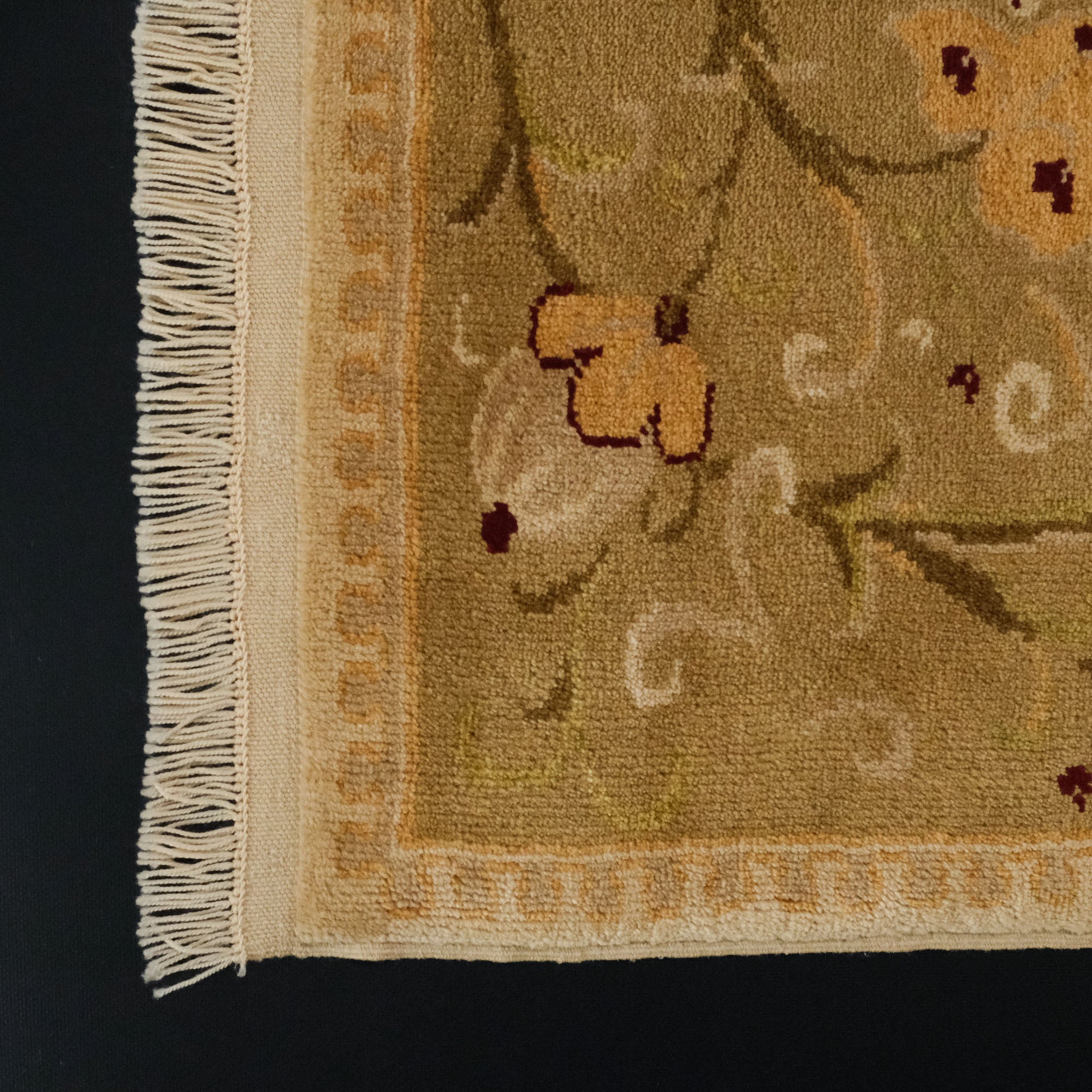 Mohair Series Handwoven Floral Pattern Rug